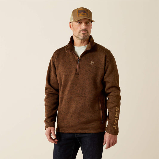 Ariat Caldwell Logo 1/4 Zip Sweater