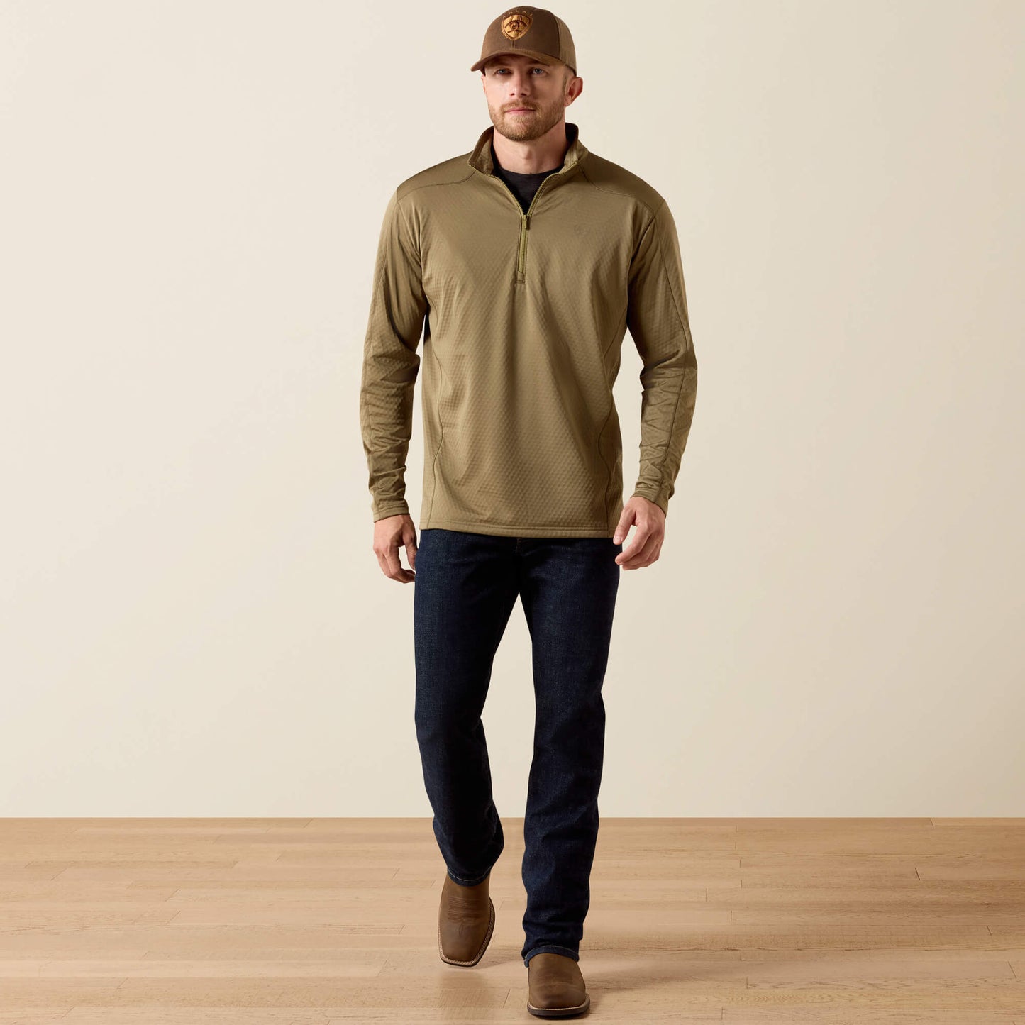Ariat Hex Fleece 1/2 Zip Baselayer