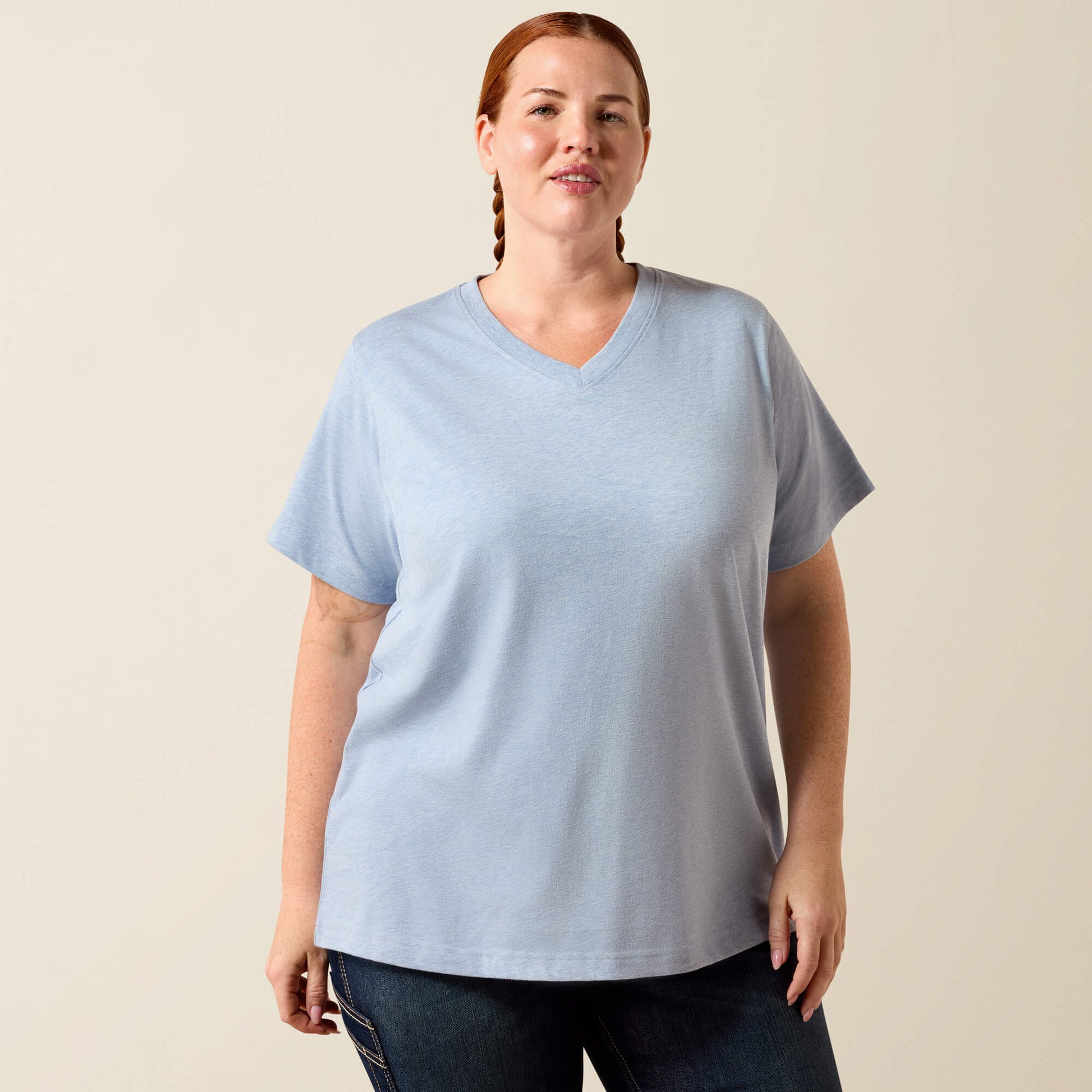 Ariat Rebar Cotton Strong Standard V-Neck T-Shirt