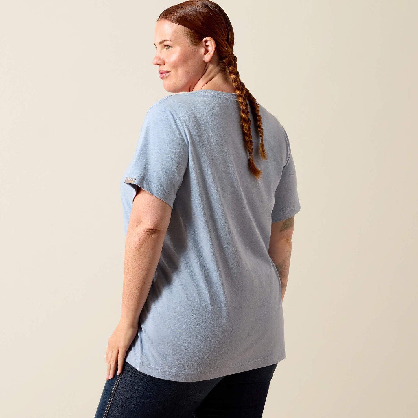 Ariat Rebar Cotton Strong Standard V-Neck T-Shirt