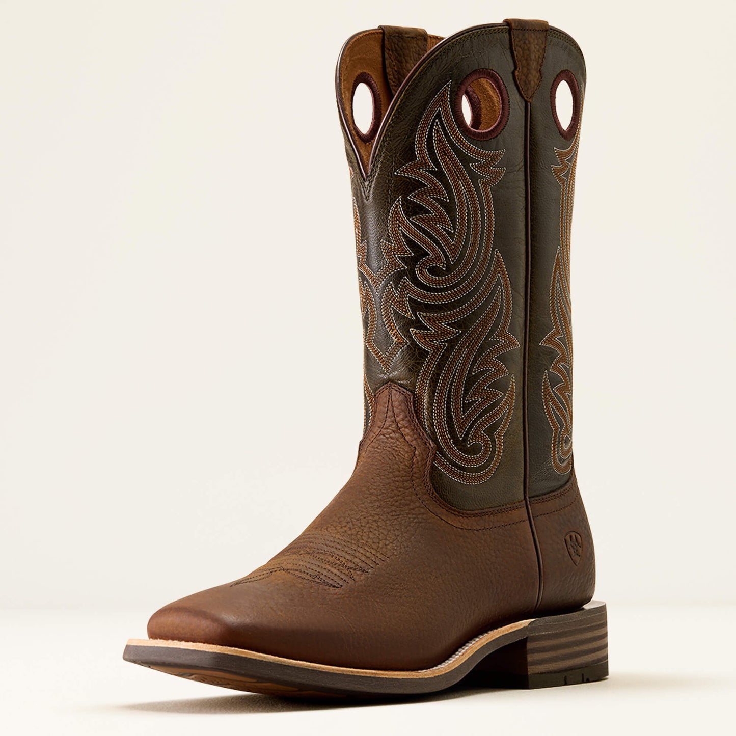 Ariat Highland Toughstock Wide Square Toe Cowboy Boot