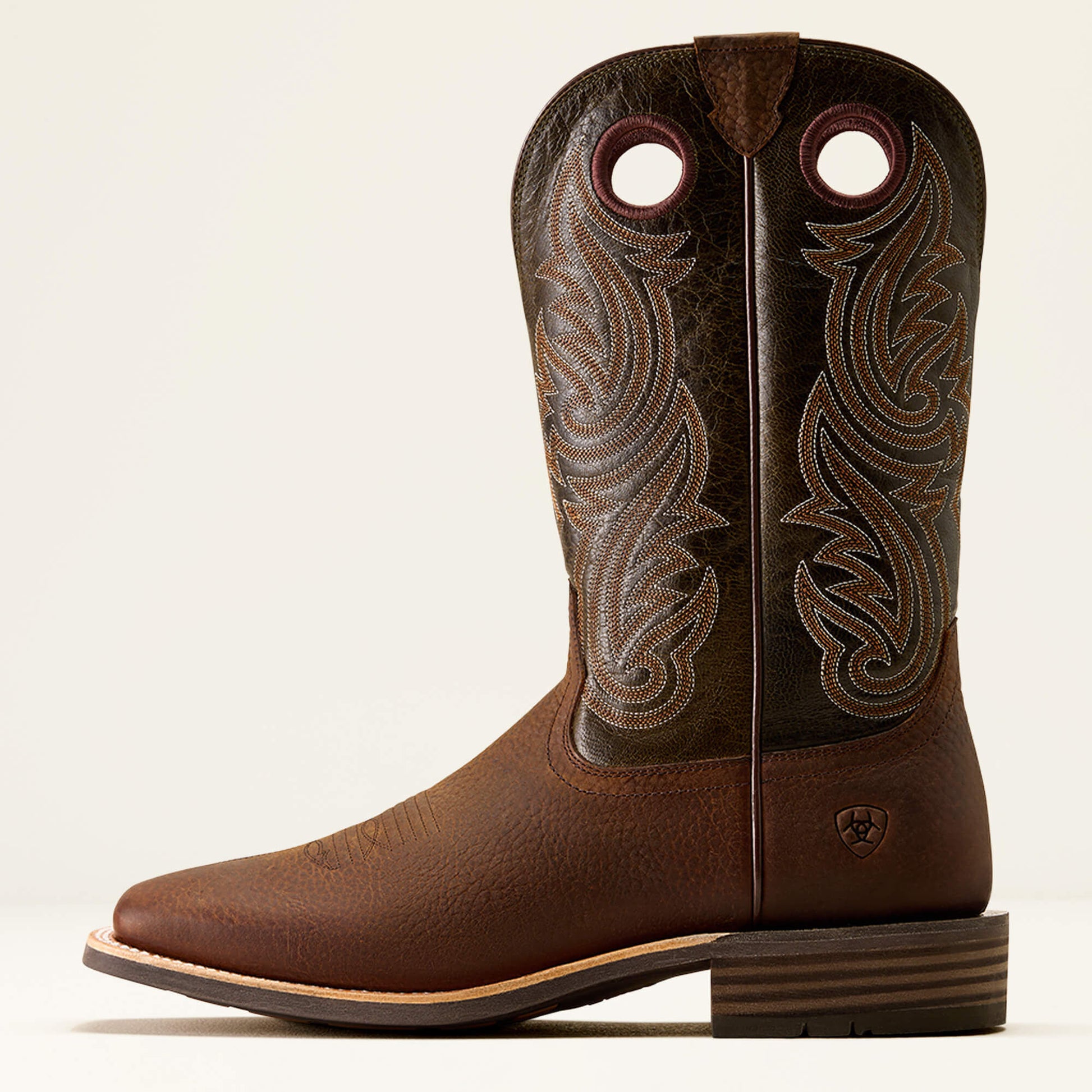 Ariat Highland Toughstock Wide Square Toe Cowboy Boot