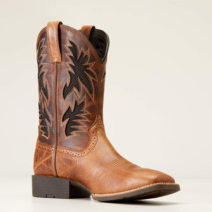 Ariat Sport Cool VentTEK Wide Square Toe Cowboy Boot