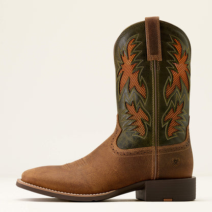 Ariat Sport Cool VentTEK Wide Square Toe Cowboy Boot