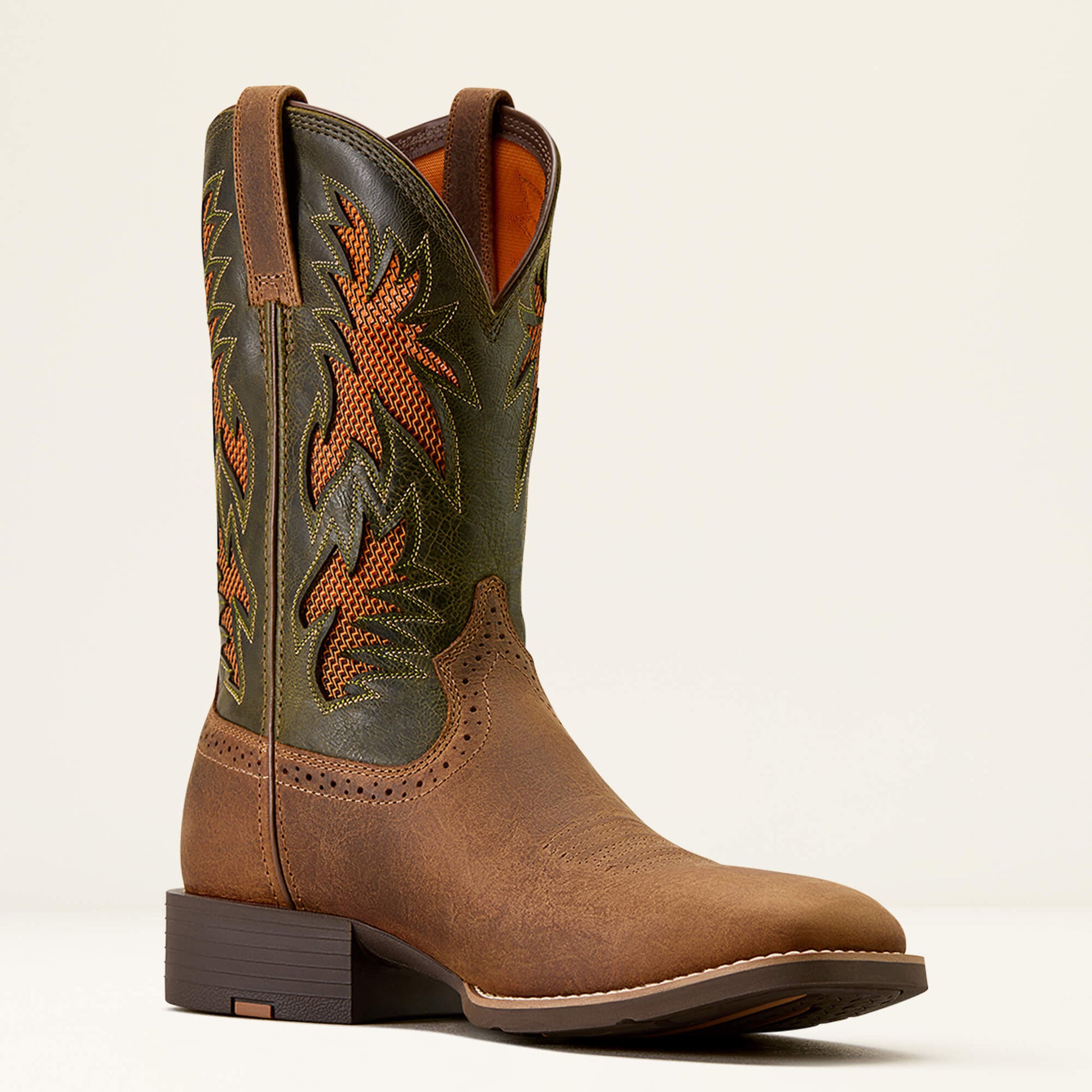 Ariat Sport Cool VentTEK Wide Square Toe Cowboy Boot
