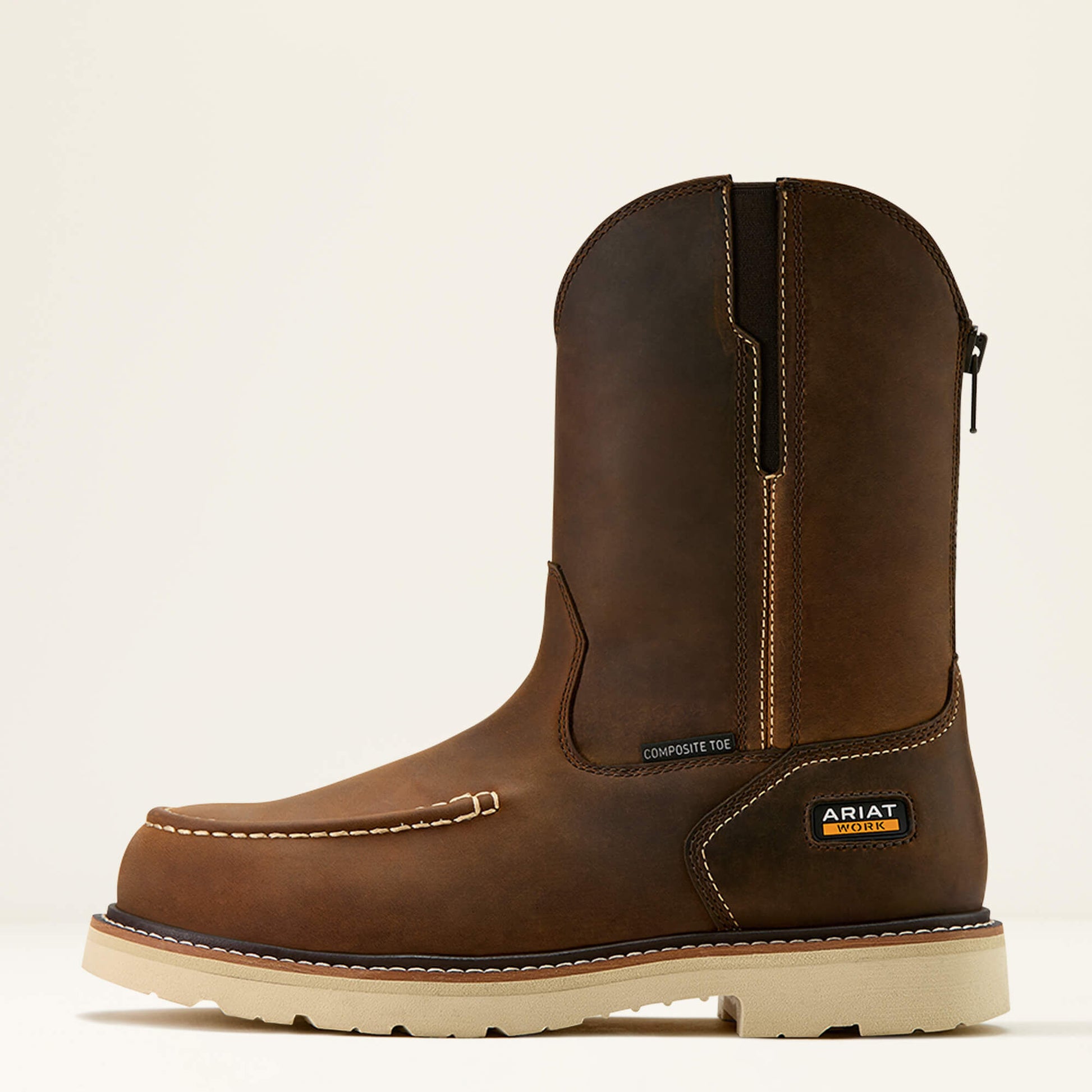 Ariat Rebar Lift Pull On Moc Toe Composite Toe Work Boot