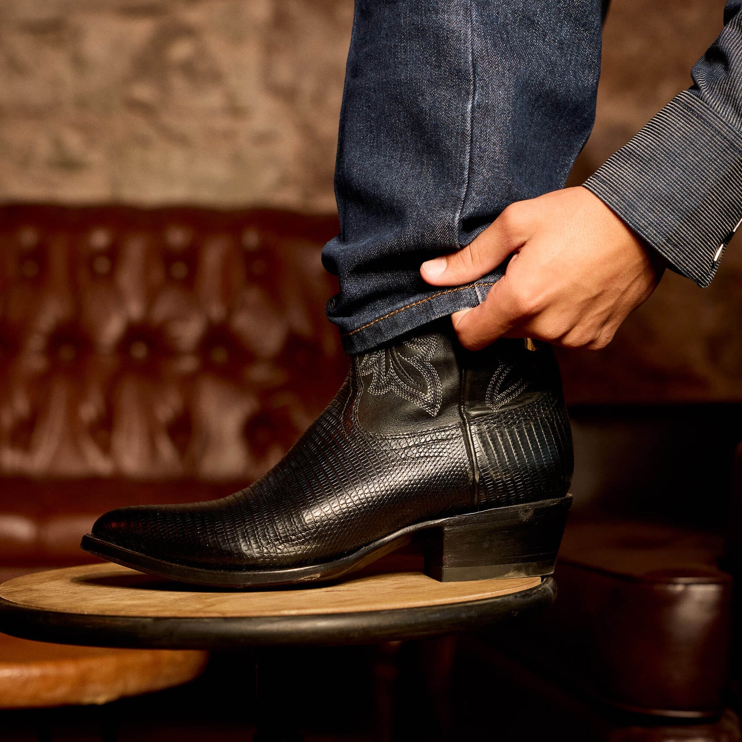 Ariat Bench Made James R Toe Western Boot