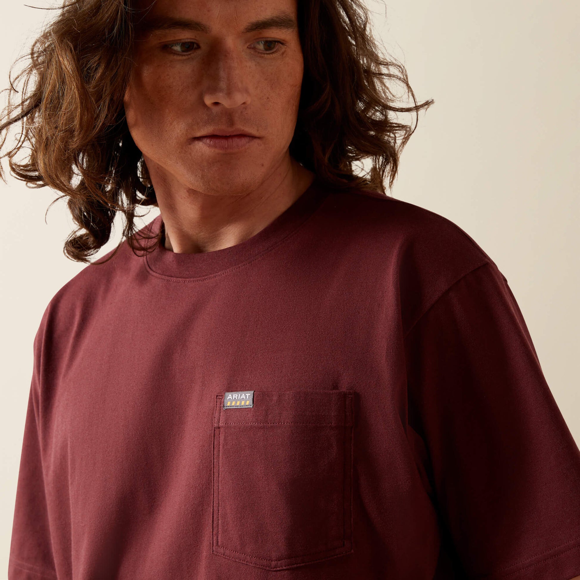 Ariat Rebar Cotton Strong Standard Pocket T-Shirt