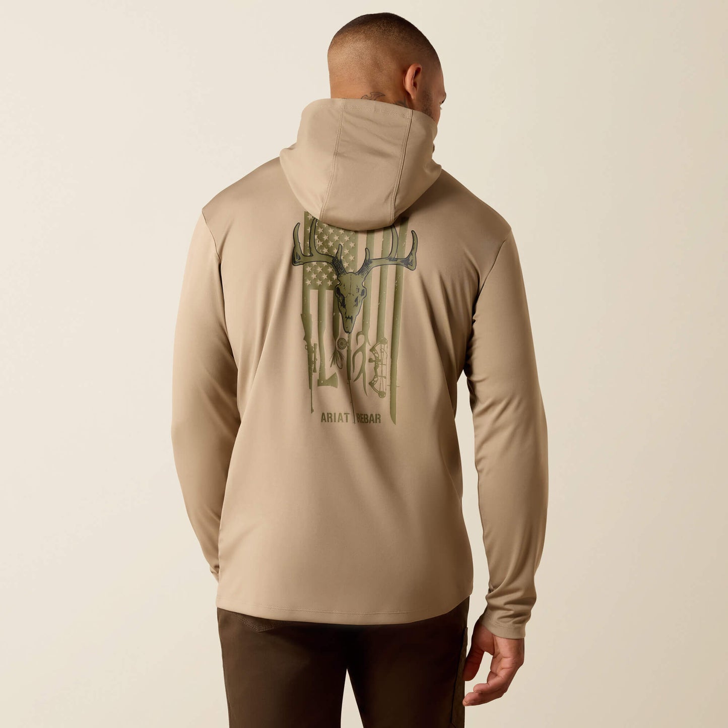 Ariat Rebar Sunblocker Outdoor Hooded Classic Fit Long Sleeve T-Shirt