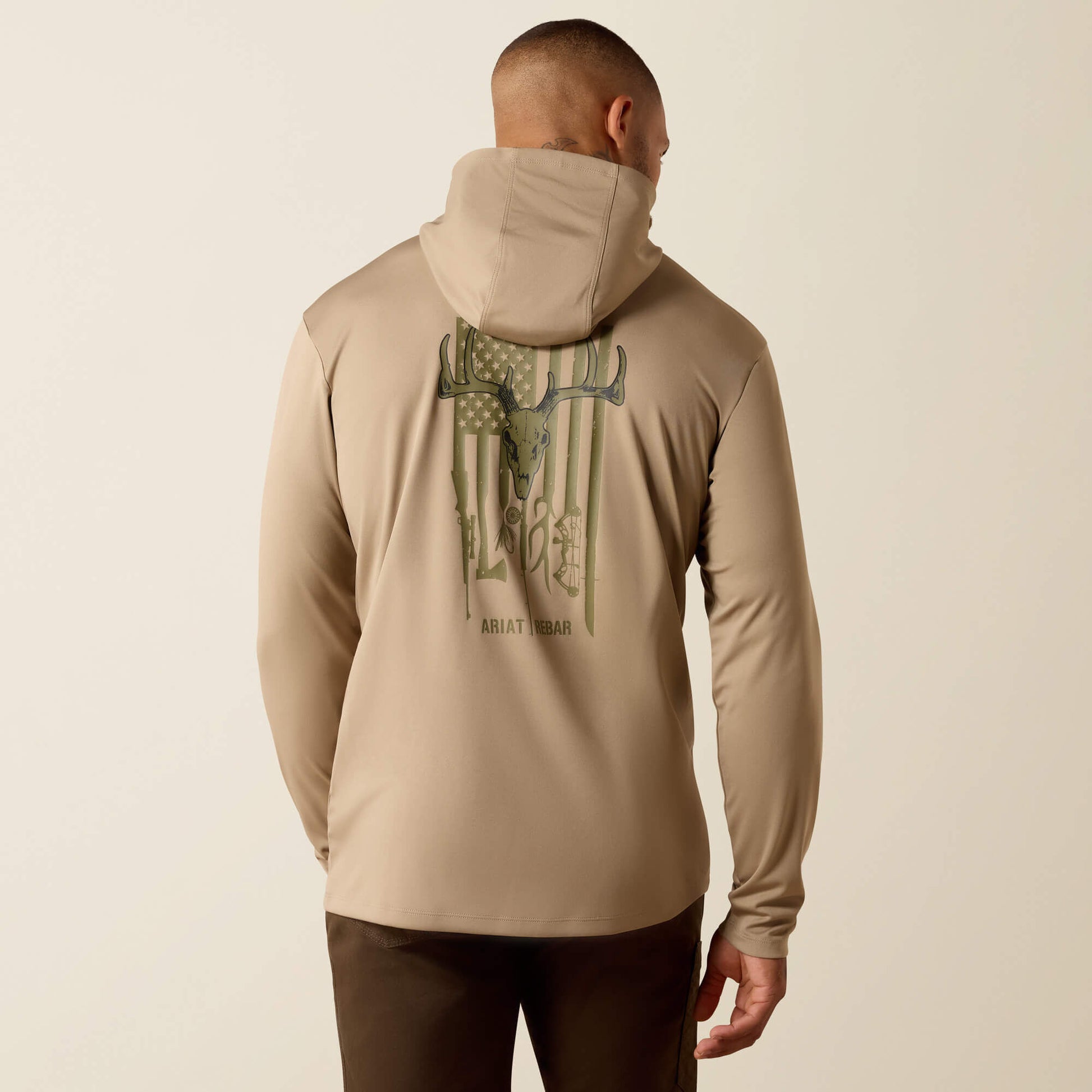 Ariat Rebar Sunblocker Outdoor Hooded Classic Fit Long Sleeve T-Shirt