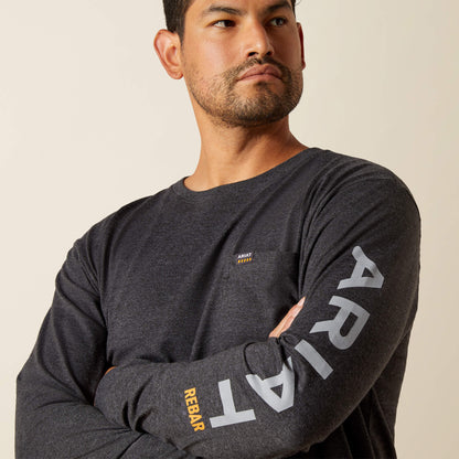 Ariat Rebar Cotton Strong Standard Logo Pocket T-Shirt
