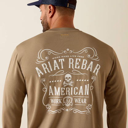Ariat Rebar Heat Fighter Label Long Sleeve T-Shirt
