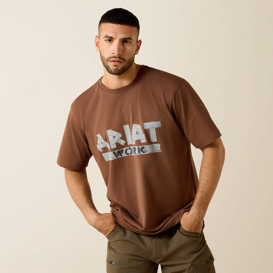 Ariat Rebar Cotton Strong Duct Logo T-Shirt