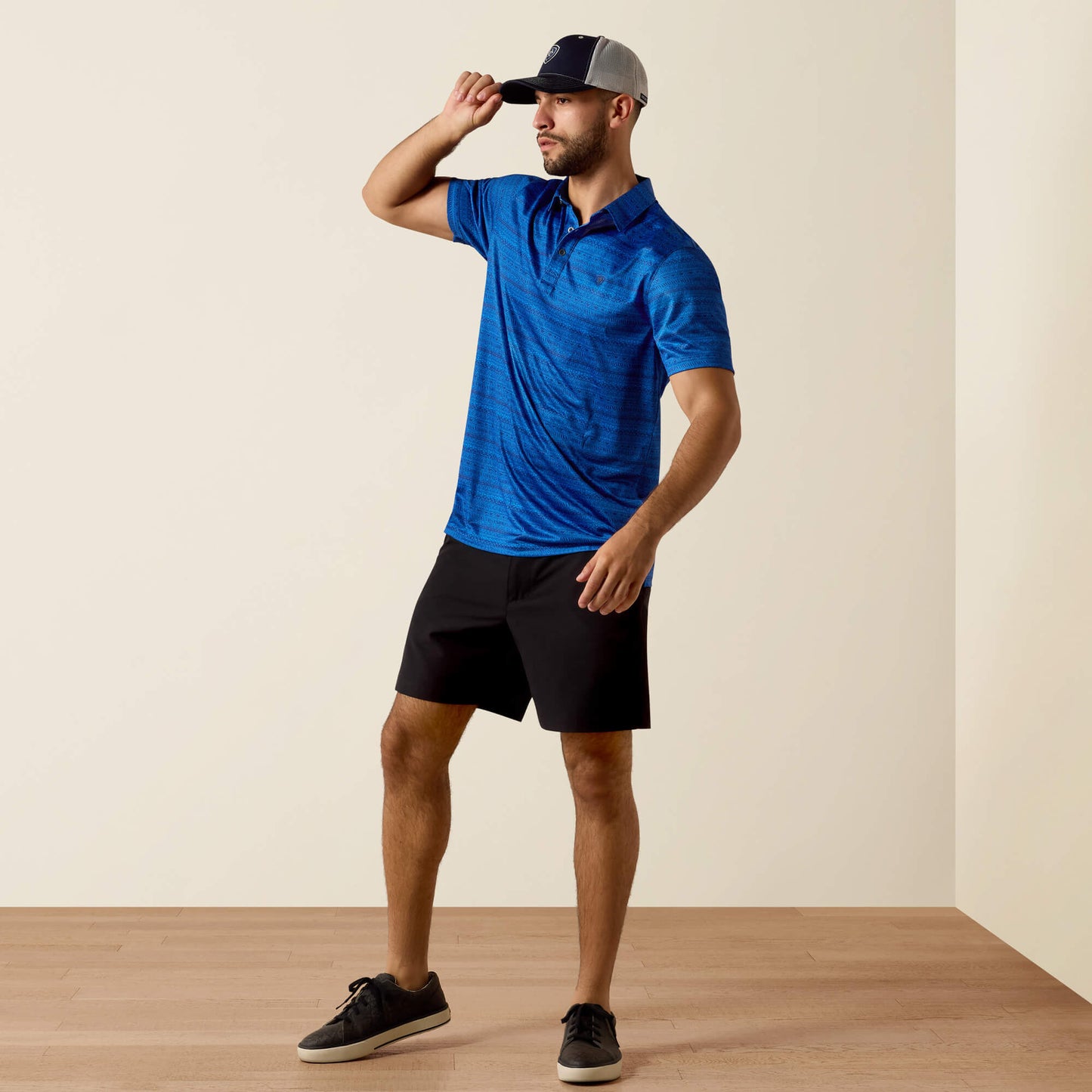 Ariat All Over Print Fitted Polo