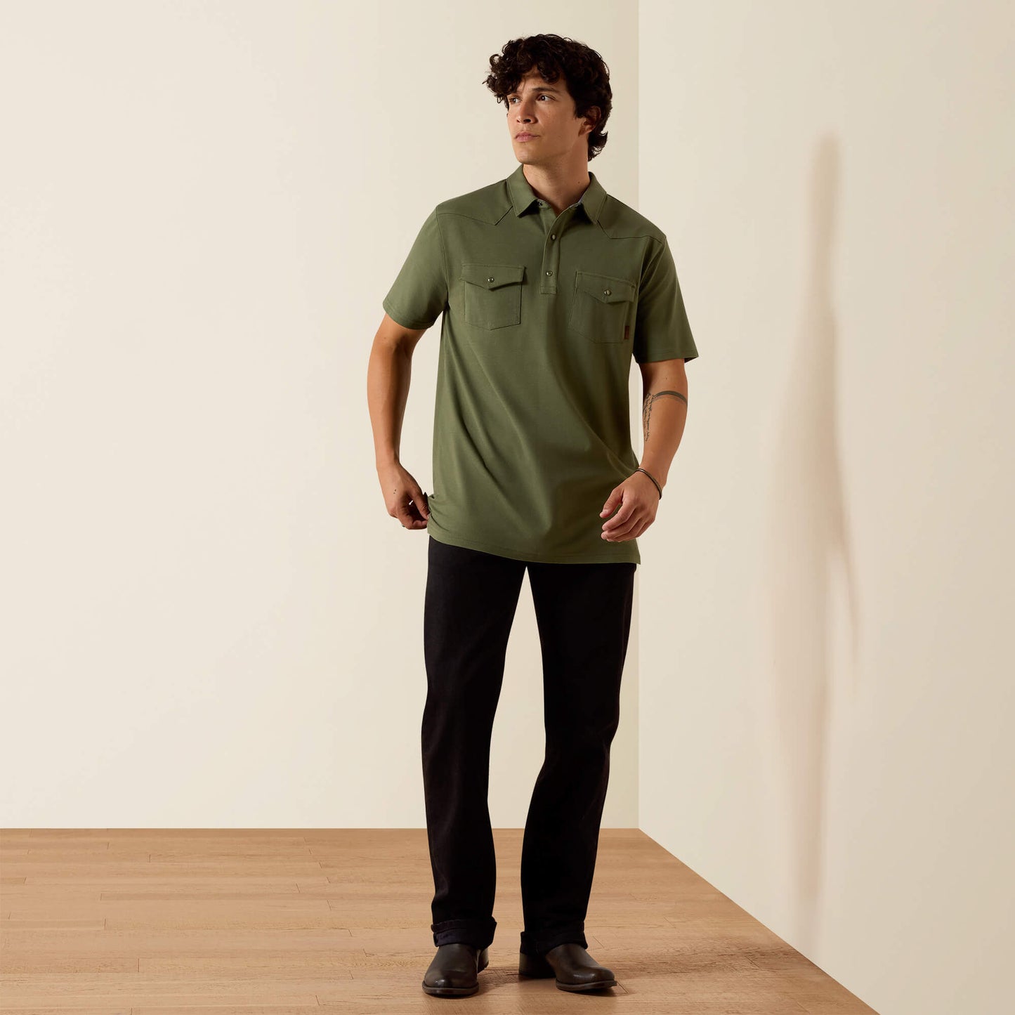 Ariat Retro Western Snap Polo