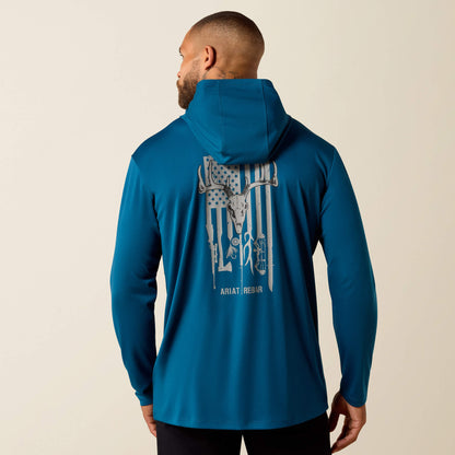 Ariat Rebar Sunblocker Outdoor Hooded Classic Fit Long Sleeve T-Shirt