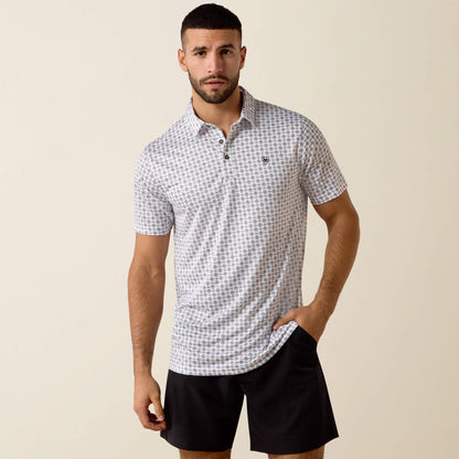 Ariat All Over Print Fitted Polo