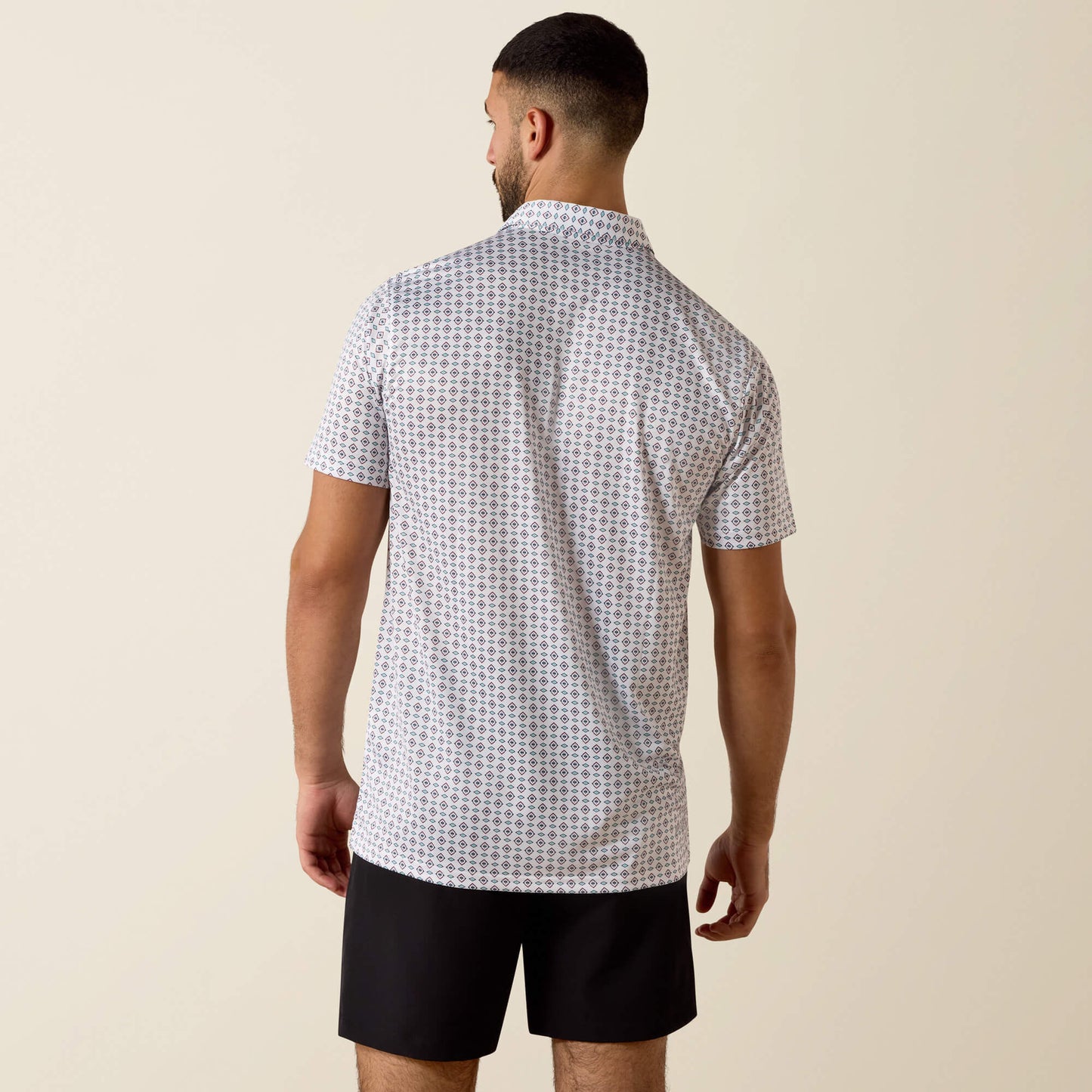 Ariat All Over Print Fitted Polo