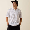 WHITE WESTERN TOSS PRINT