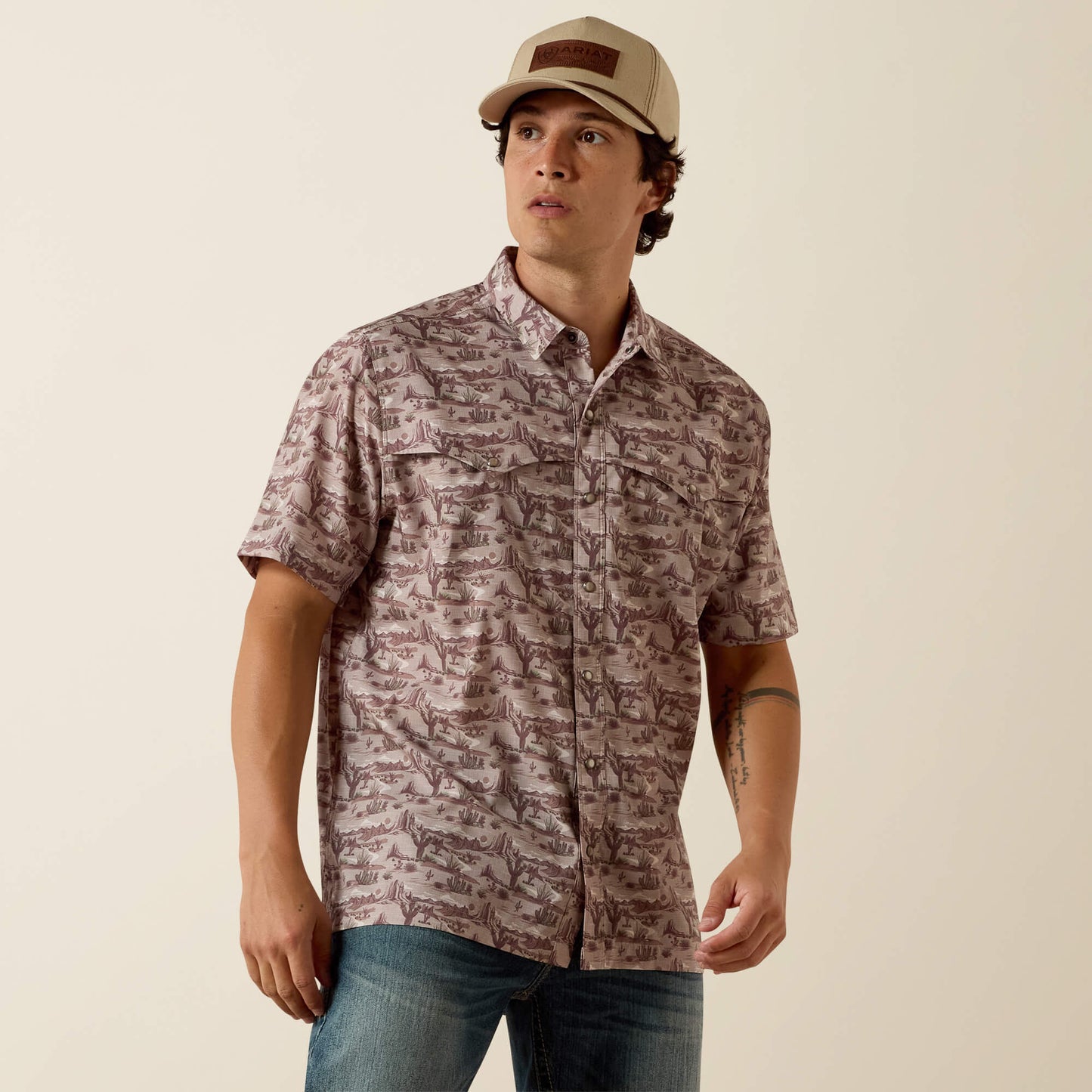 Ariat Printed VentTEK Western Yoke Classic Fit Snap Shirt