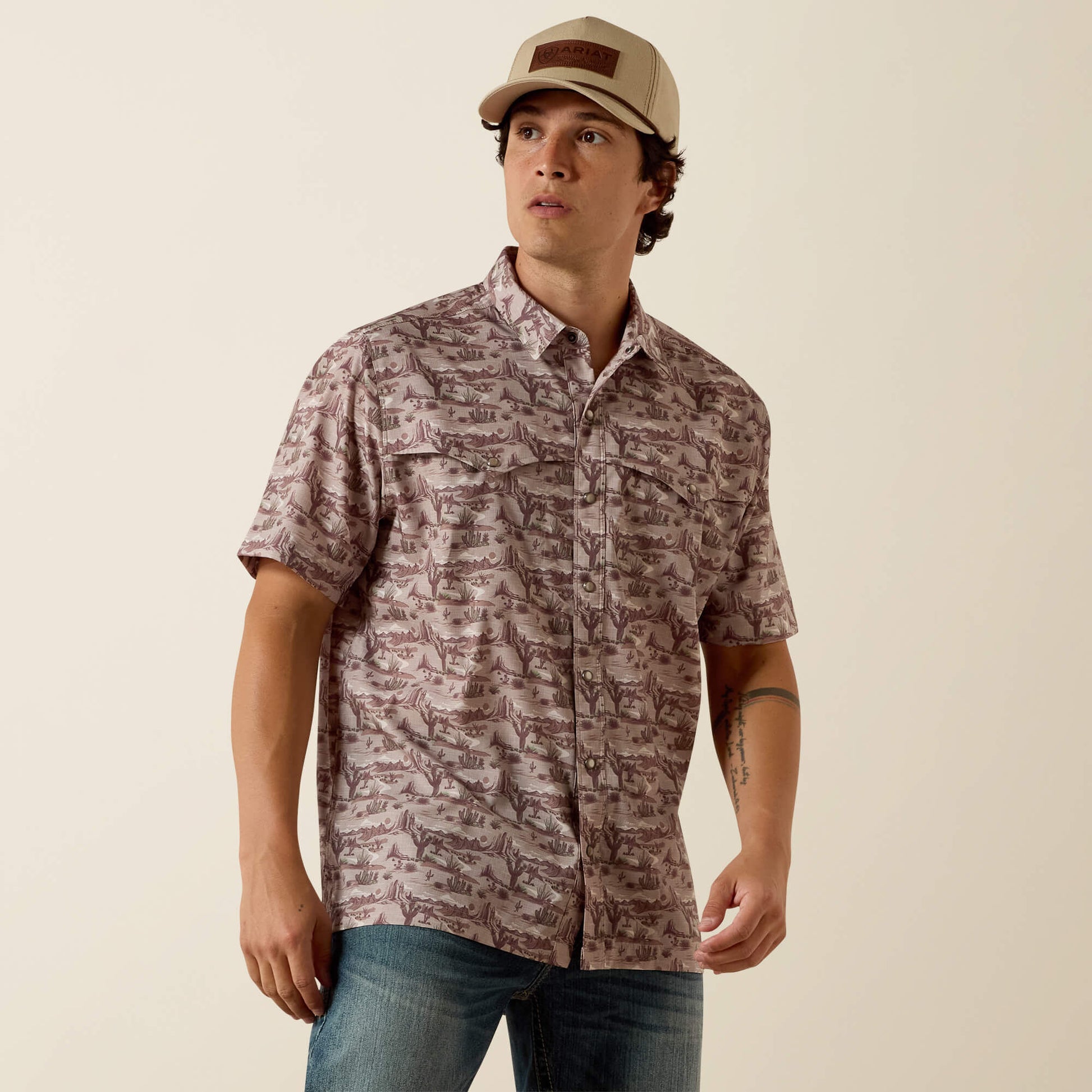 Ariat Printed VentTEK Western Yoke Classic Fit Snap Shirt