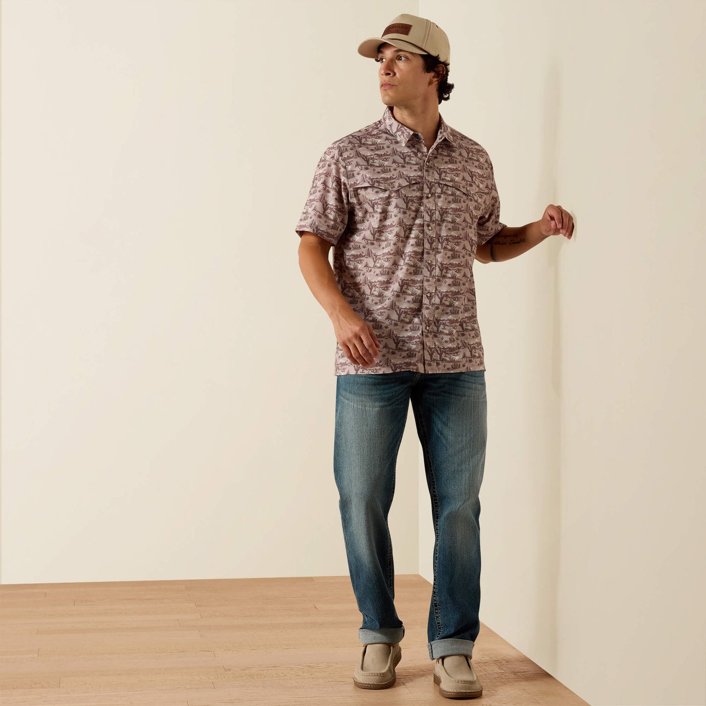 Ariat Printed VentTEK Western Yoke Classic Fit Snap Shirt