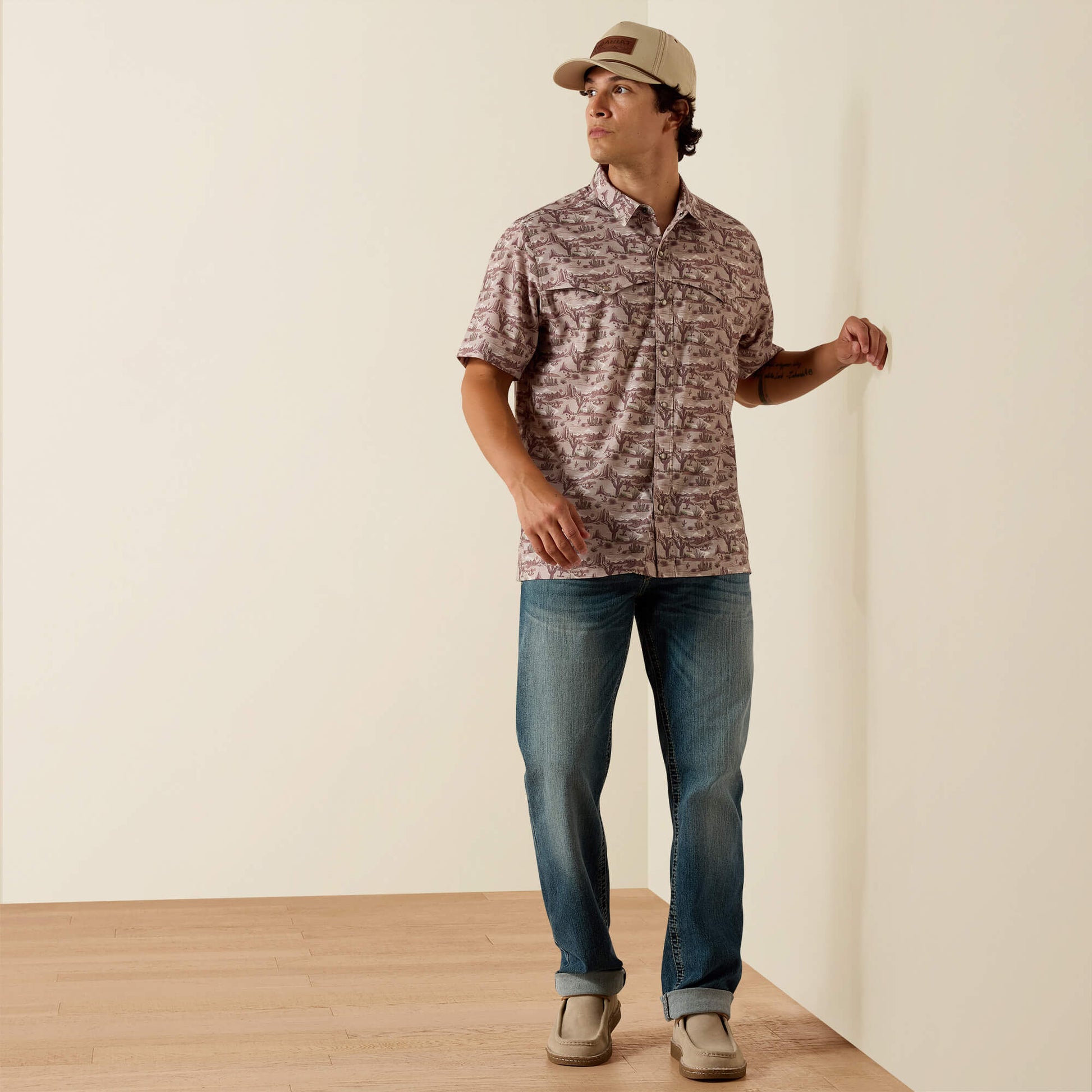 Ariat Printed VentTEK Western Yoke Classic Fit Snap Shirt