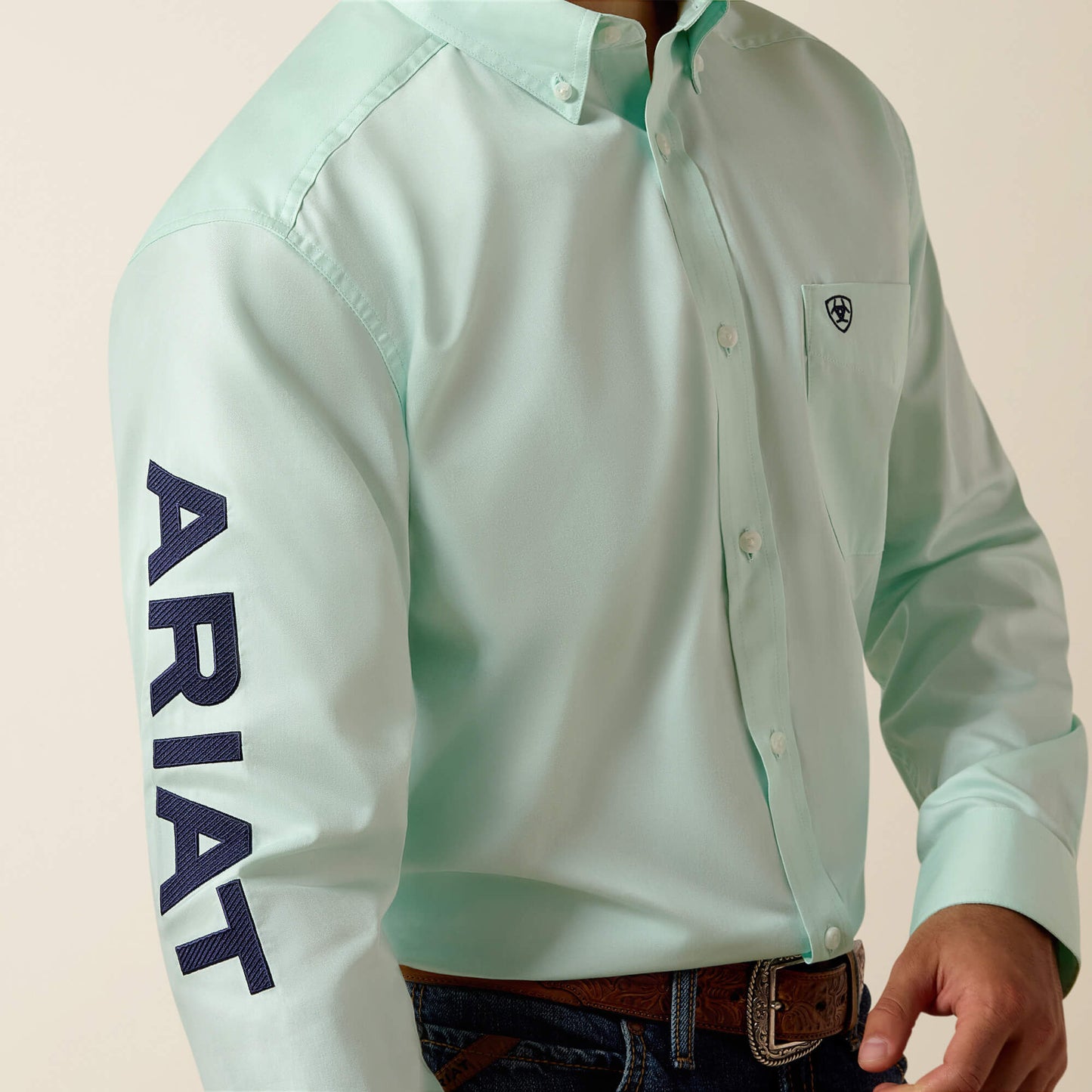 Ariat Team Logo Lightweight Twill Classic Fit Shirt