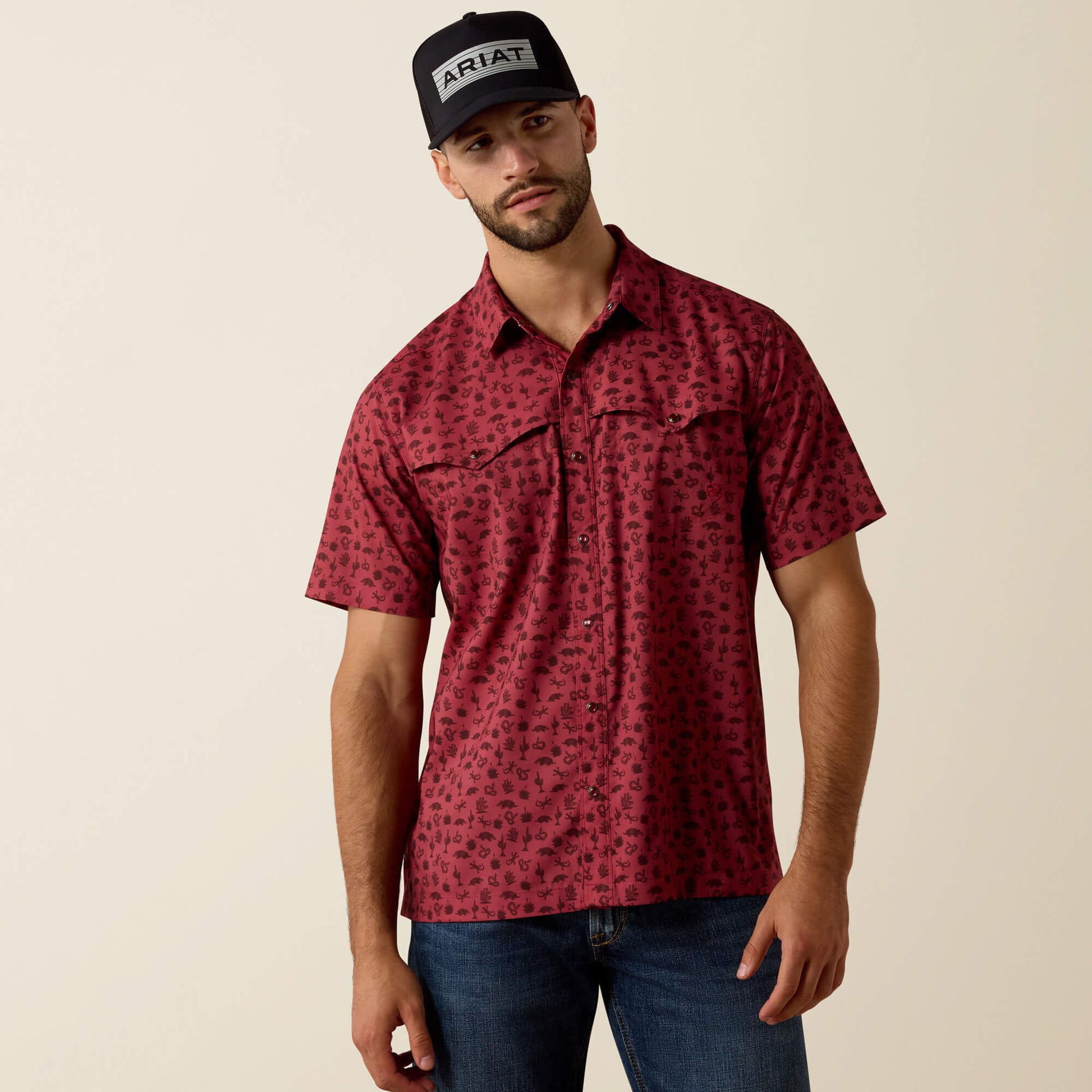 Ariat Printed VentTEK Western Yoke Classic Fit Snap Shirt