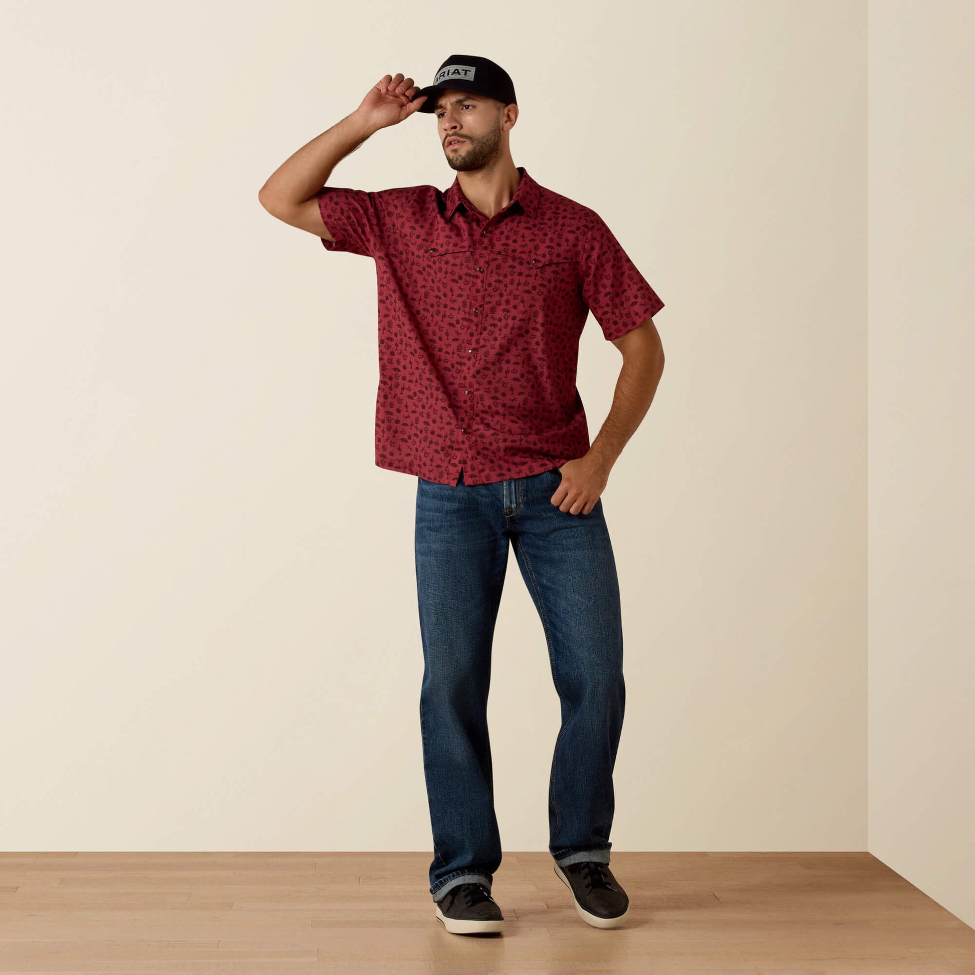 Ariat Printed VentTEK Western Yoke Classic Fit Snap Shirt