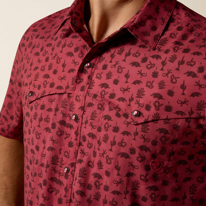 Ariat Printed VentTEK Western Yoke Classic Fit Snap Shirt
