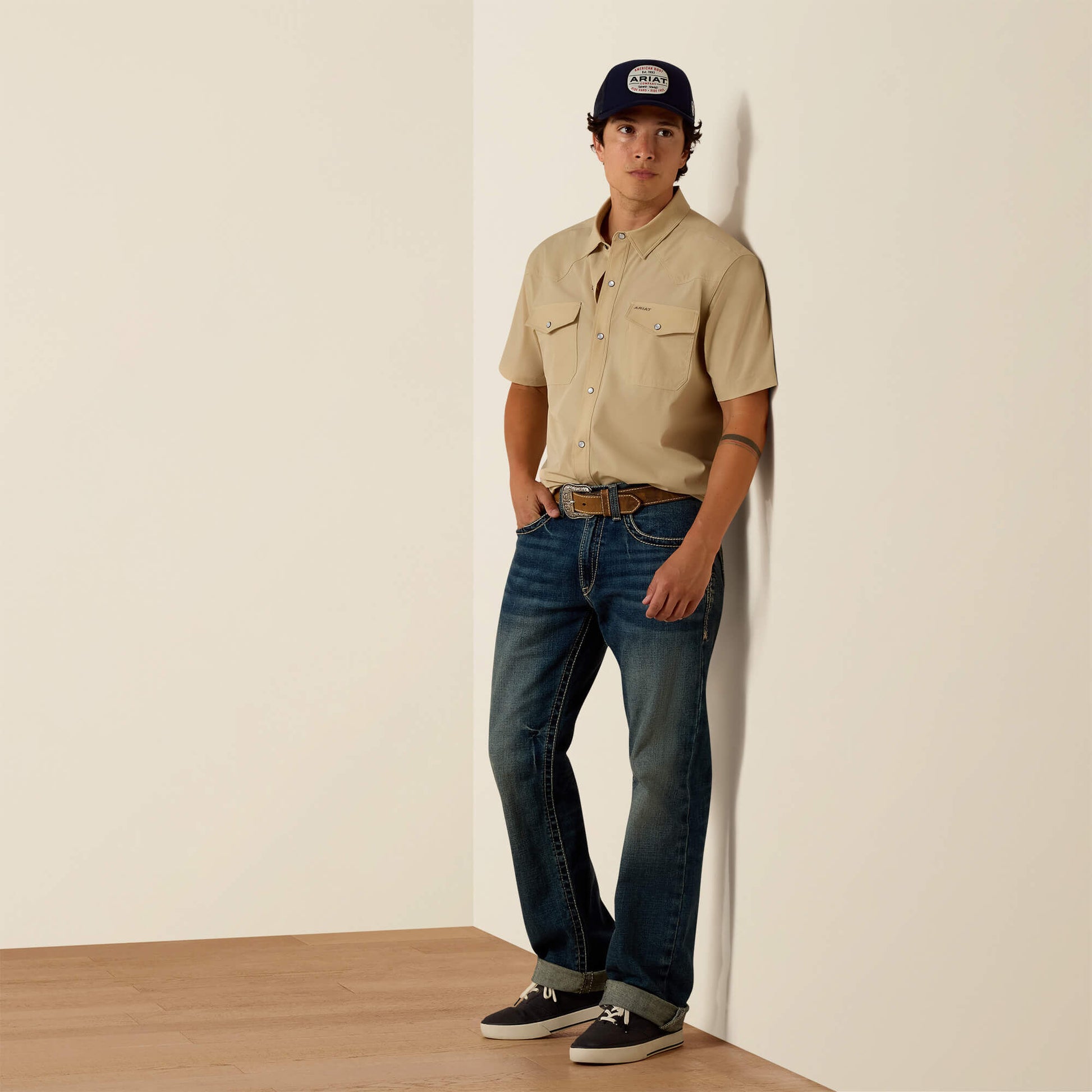 Ariat FrontierTough VentTEK Western Fitted Snap Shirt