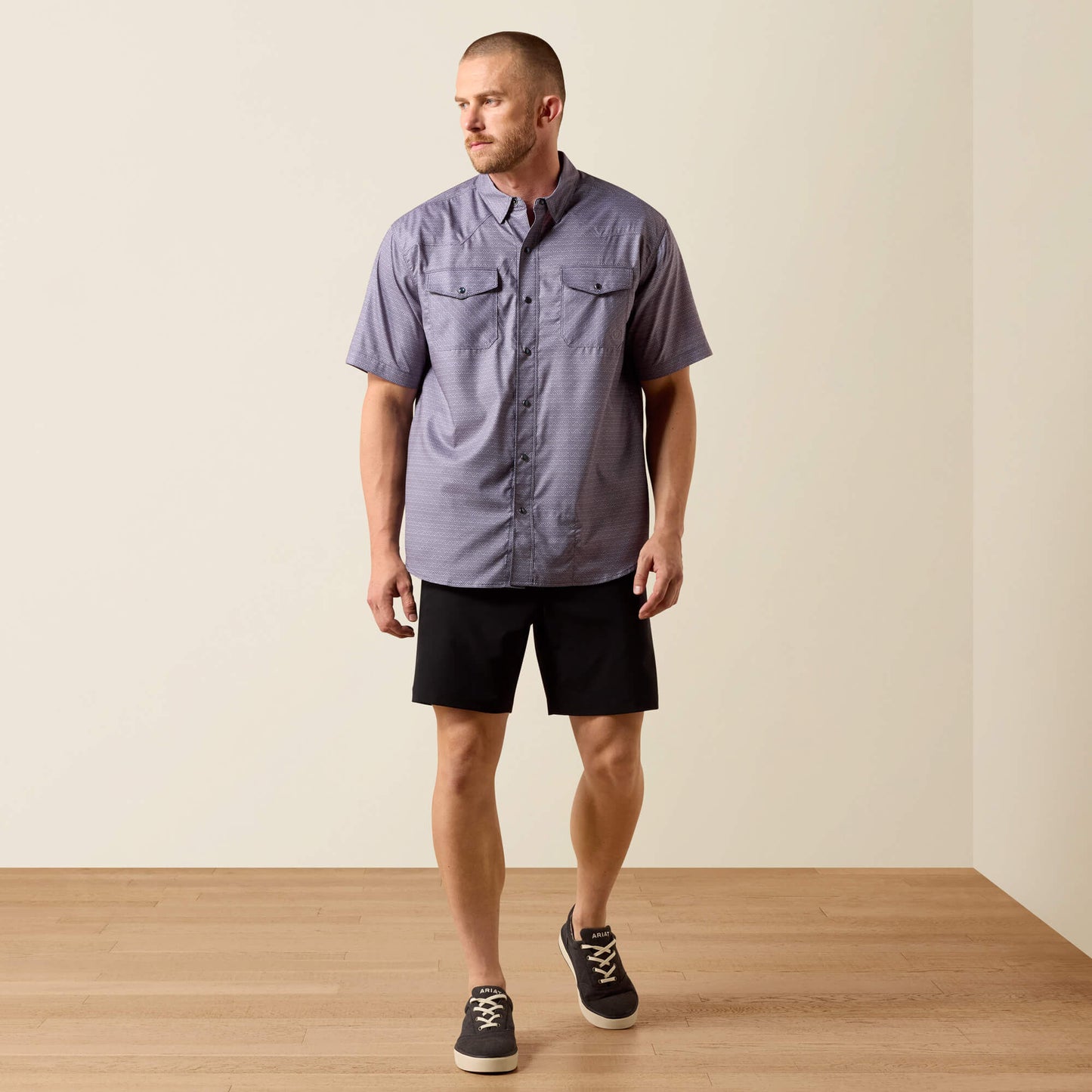 Ariat Printed Western VentTEK Classic Fit Snap Shirt