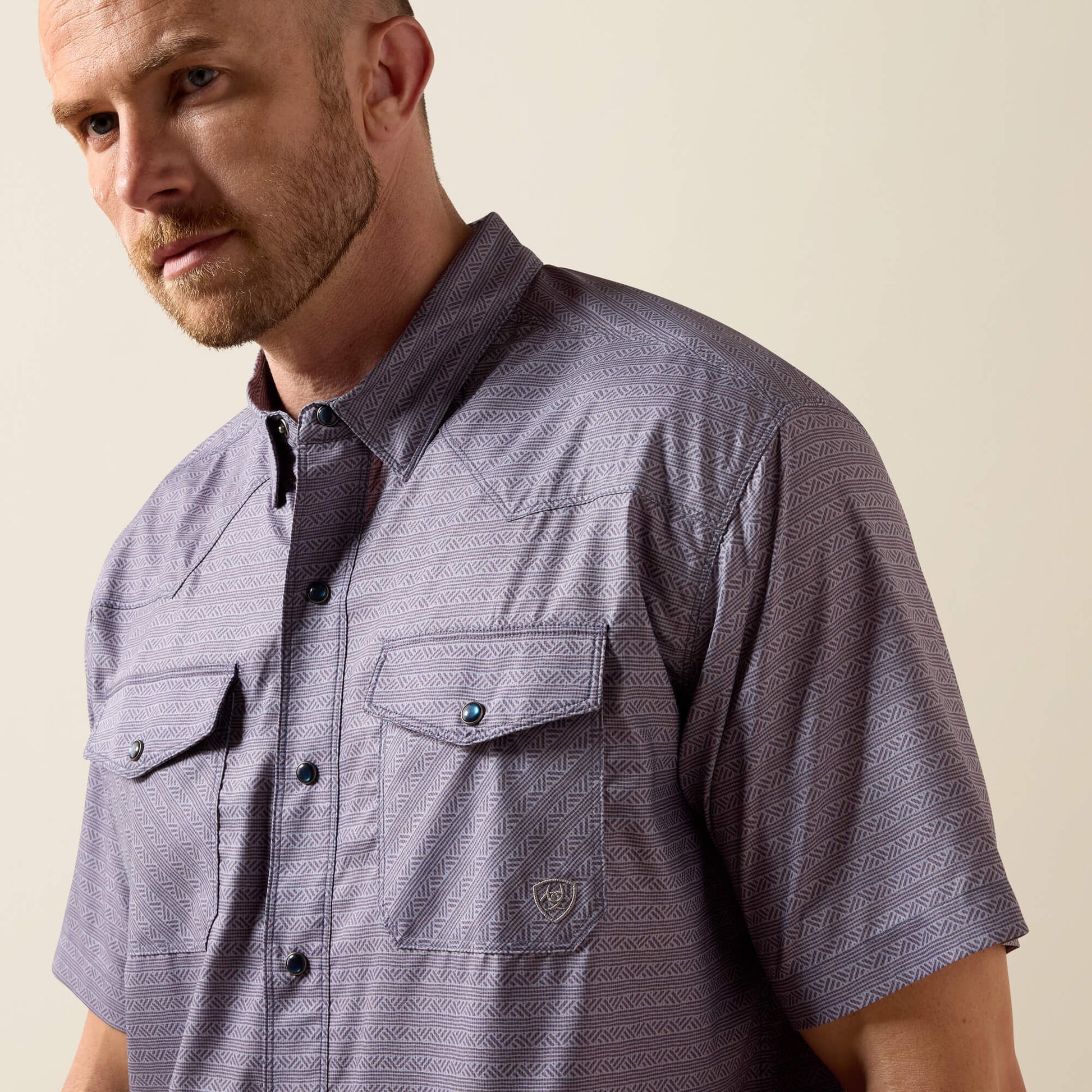 Ariat Printed Western VentTEK Classic Fit Snap Shirt