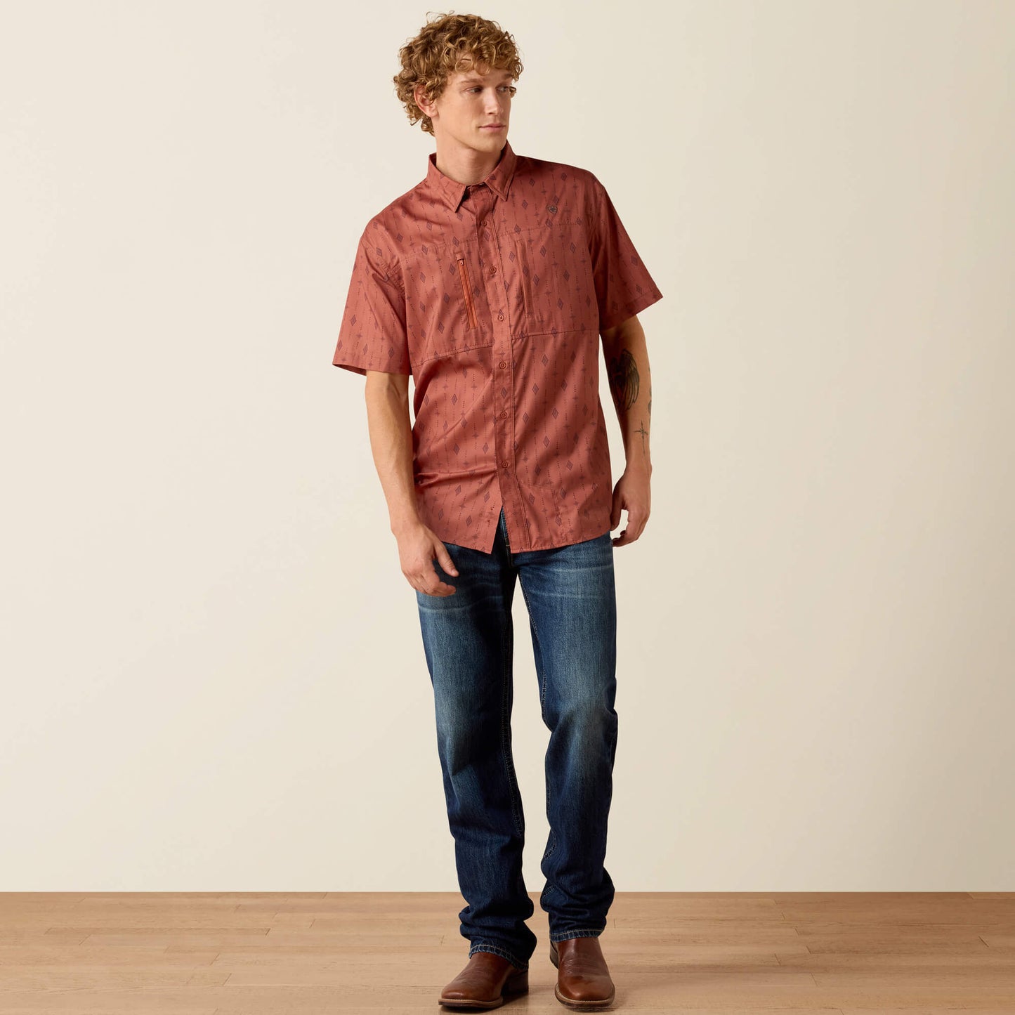Ariat Printed VentTEK Classic Fit Shirt