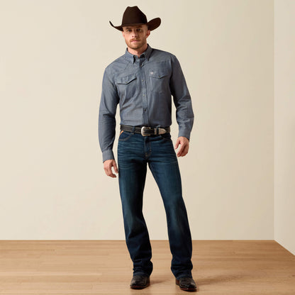 Ariat Wrinkle Free Refined Slub Classic Fit Shirt