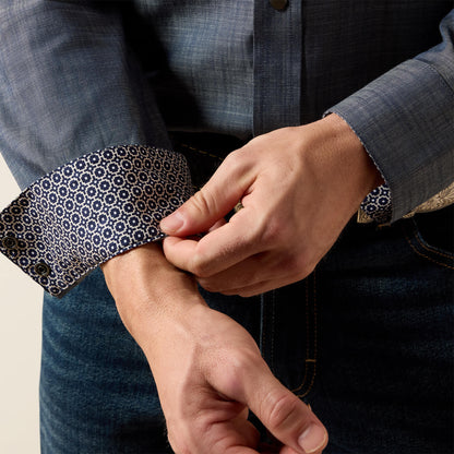 Ariat Wrinkle Free Refined Slub Classic Fit Shirt