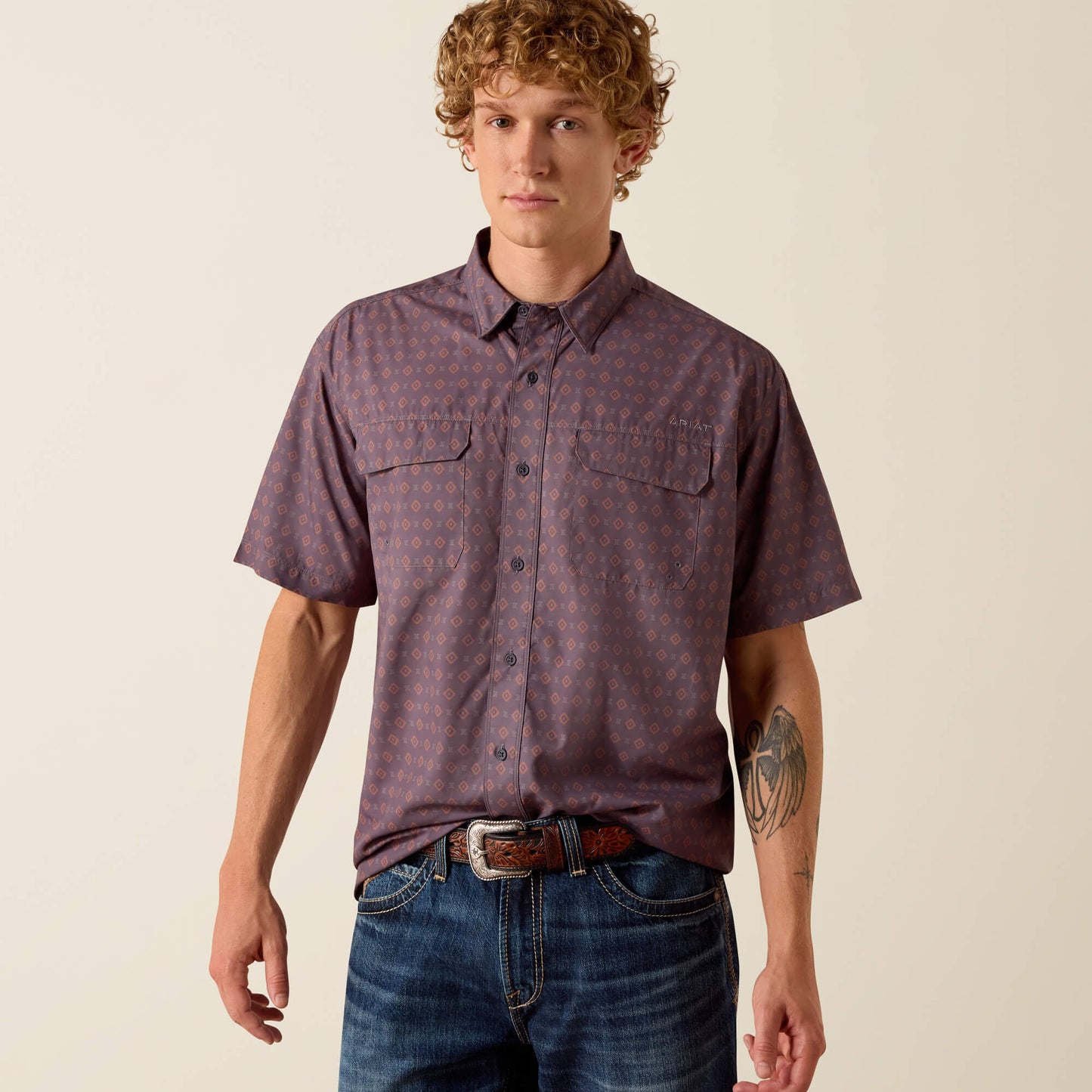 Ariat Printed VentTEK Outbound Classic Fit Shirt