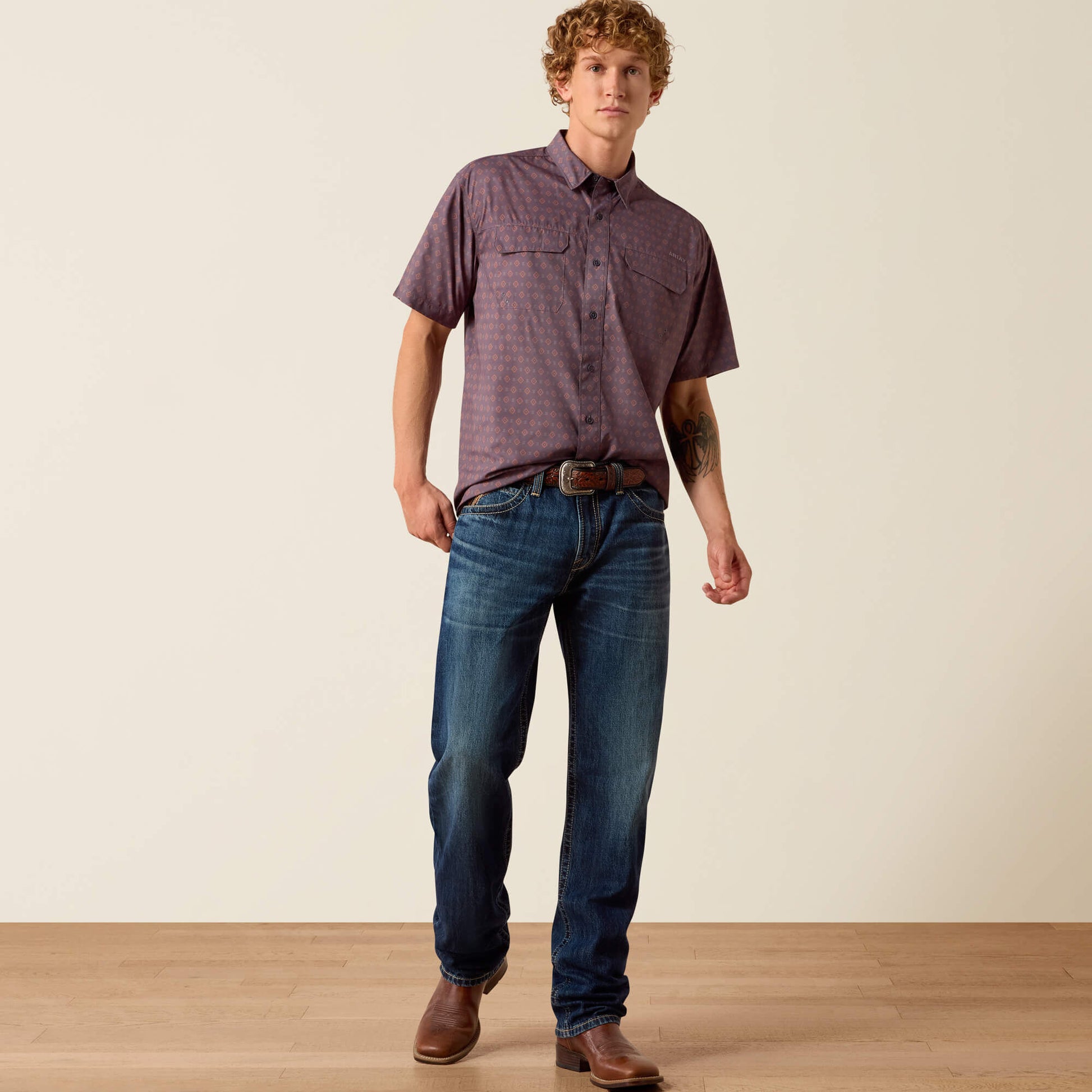 Ariat Printed VentTEK Outbound Classic Fit Shirt