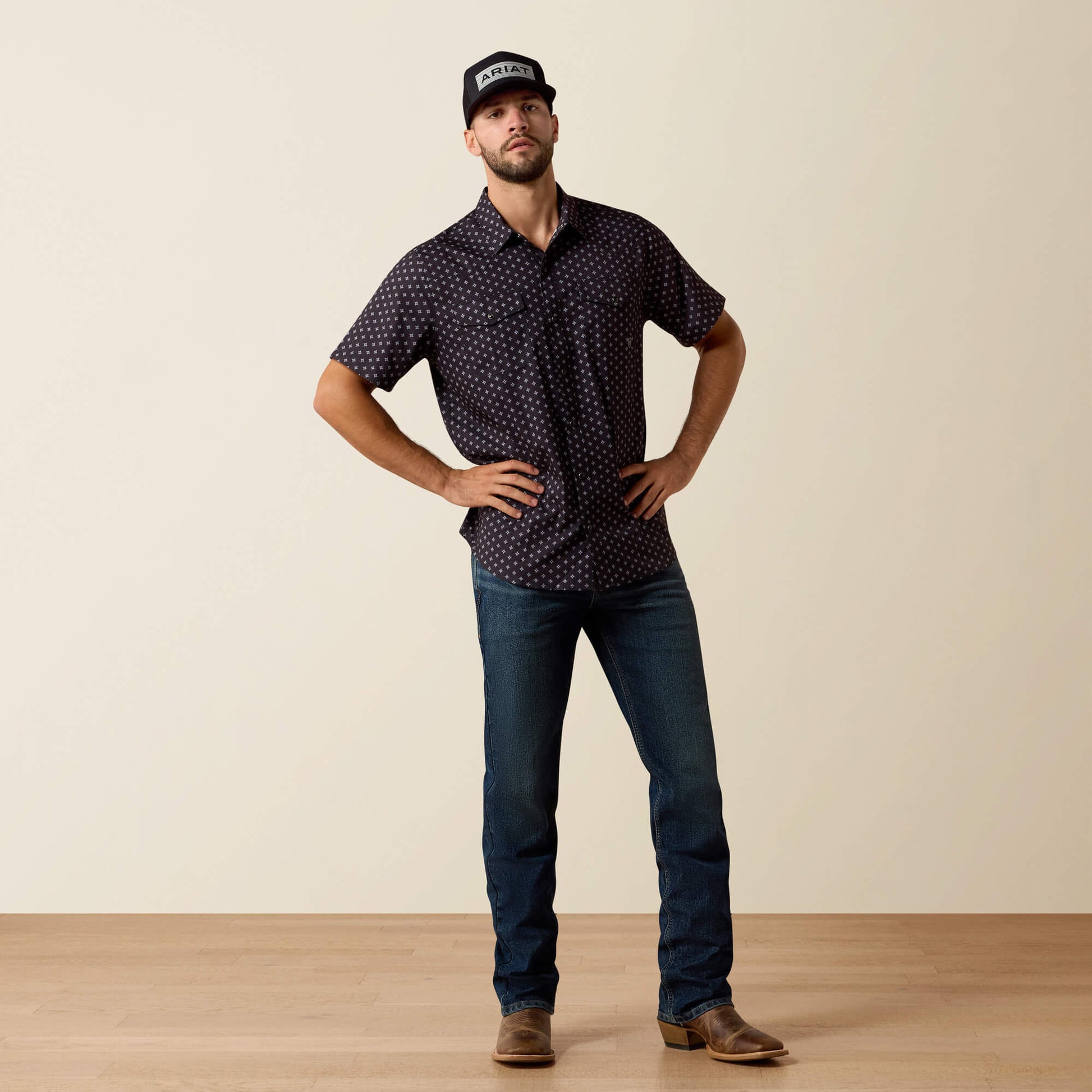 Ariat Printed VentTEK Western Fitted Snap Shirt