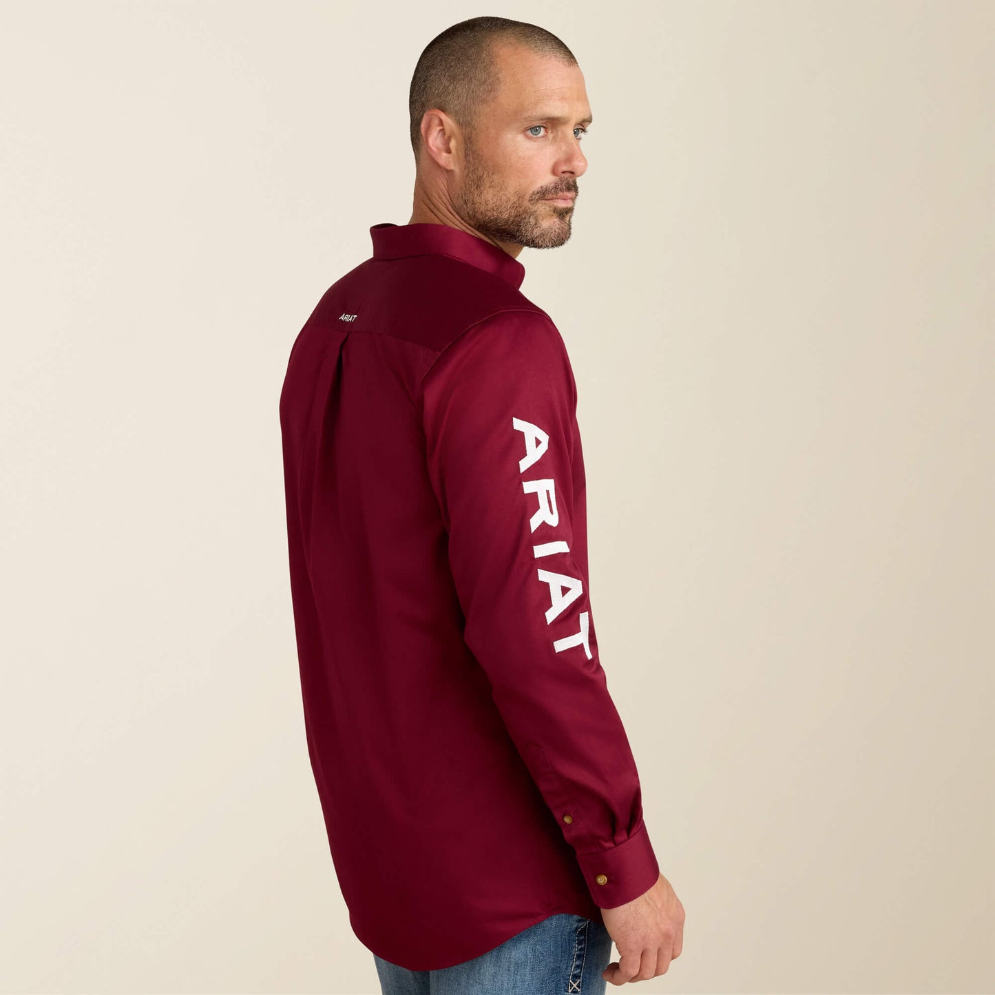 Ariat Team Logo Twill Fitted Shirt