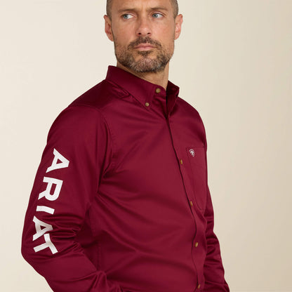 Ariat Team Logo Twill Fitted Shirt