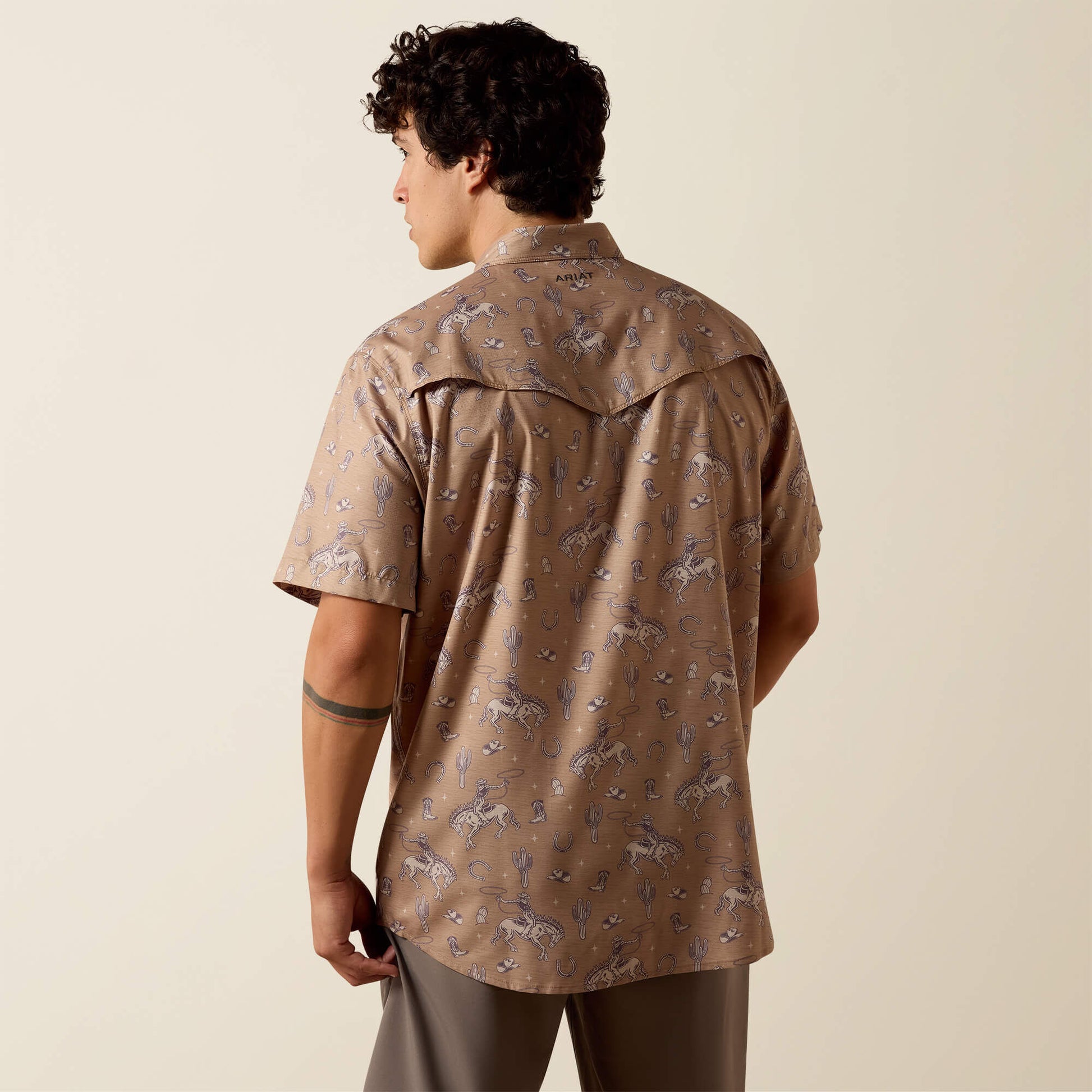 Ariat Printed VentTEK Western Fitted Snap Shirt