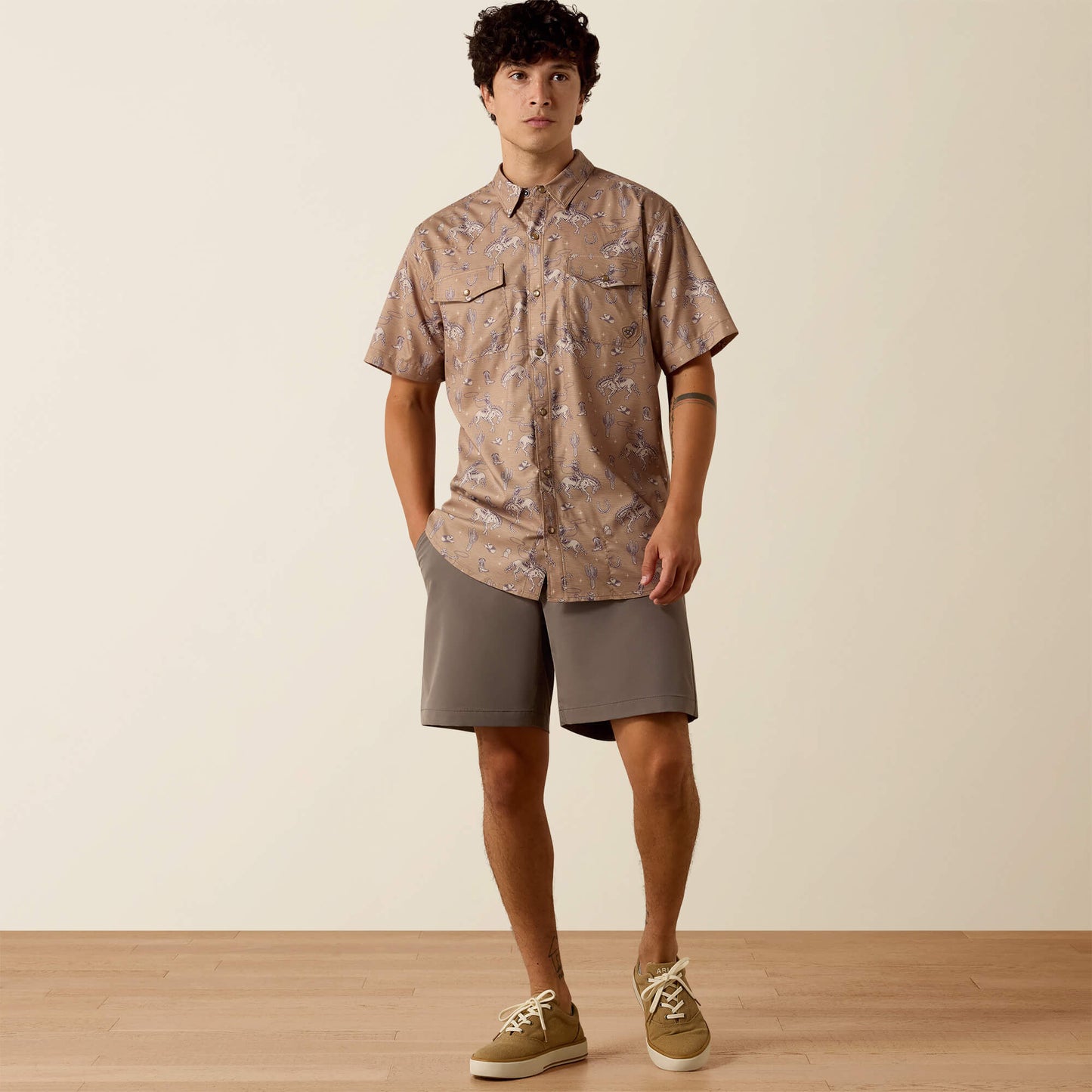 Ariat Printed VentTEK Western Fitted Snap Shirt