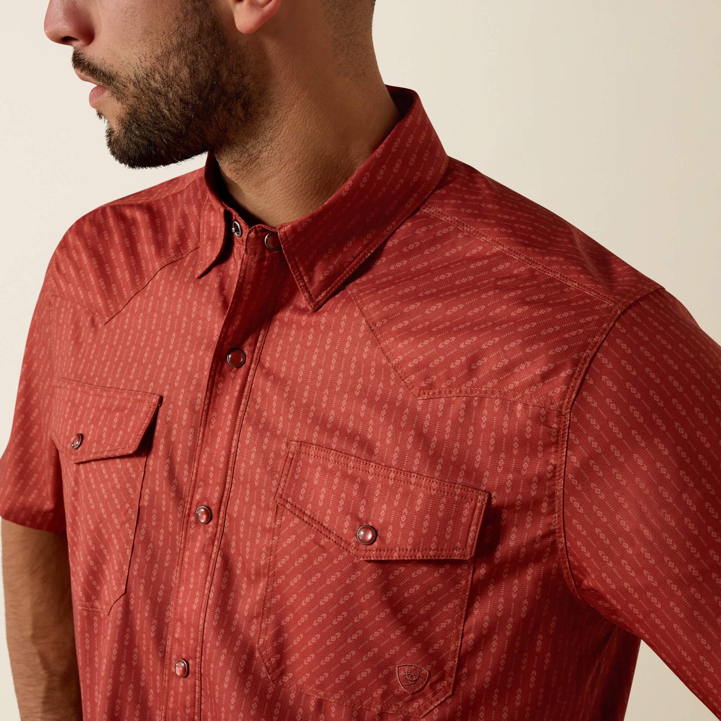 Ariat Printed VentTEK Western Fitted Snap Shirt