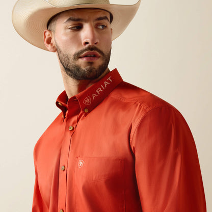 Ariat Team Logo Lightweight Twill Classic Fit Shirt