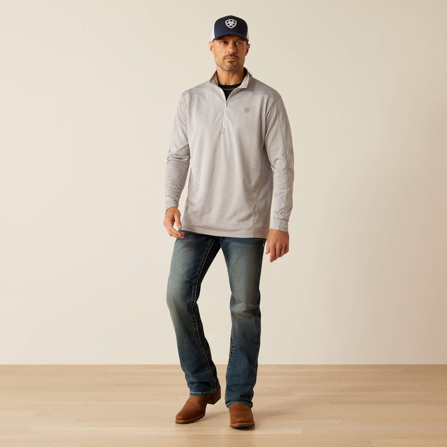 Ariat Hex Fleece 1/2 Zip Baselayer
