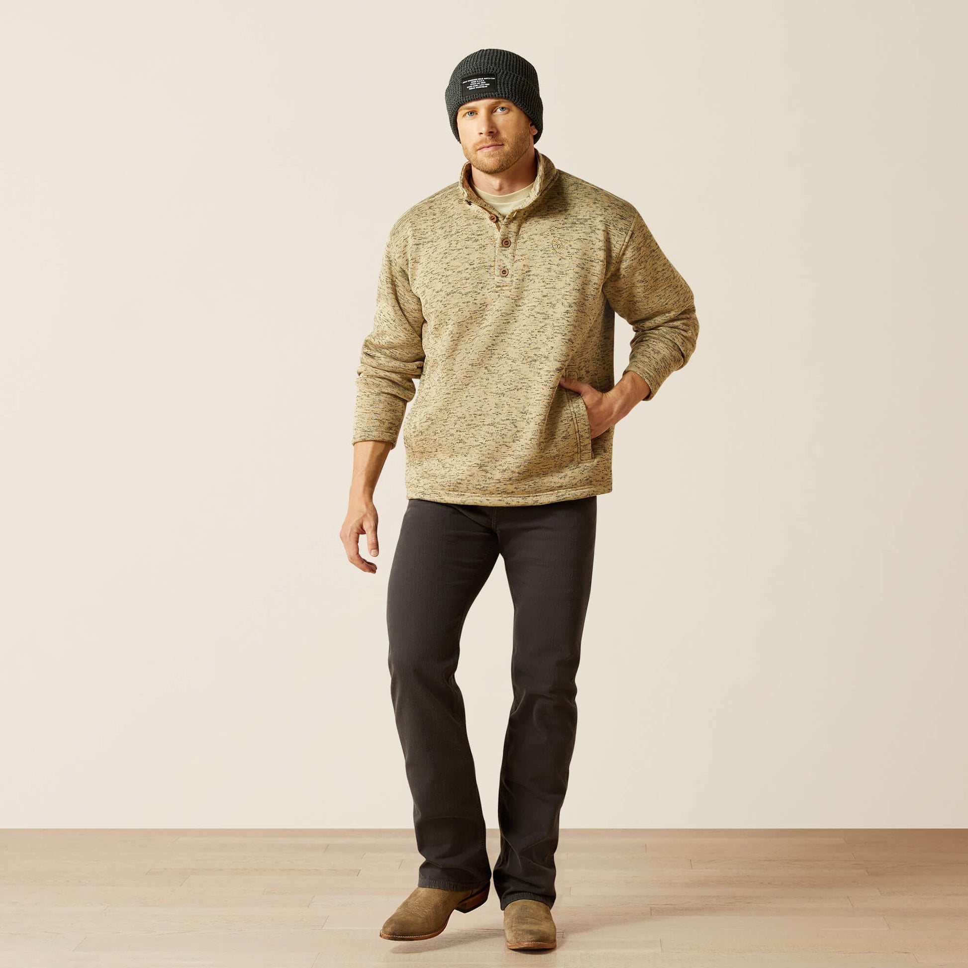Ariat Caldwell 1/4 Button Sweater