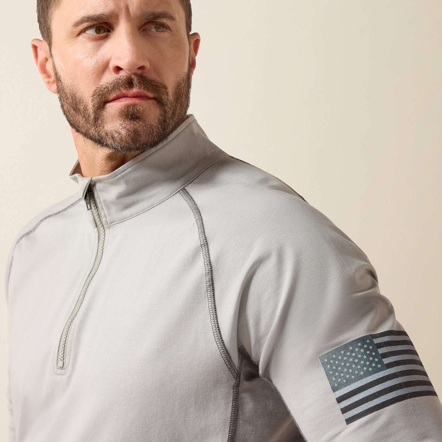 Ariat FR Combat Stretch Patriot 1/4 Zip Work Shirt