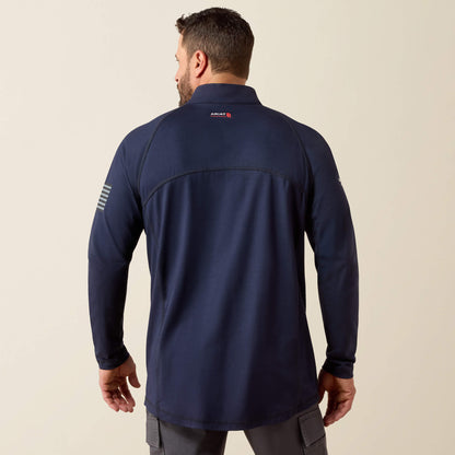 Ariat FR Combat Stretch Patriot 1/4 Zip Work Shirt